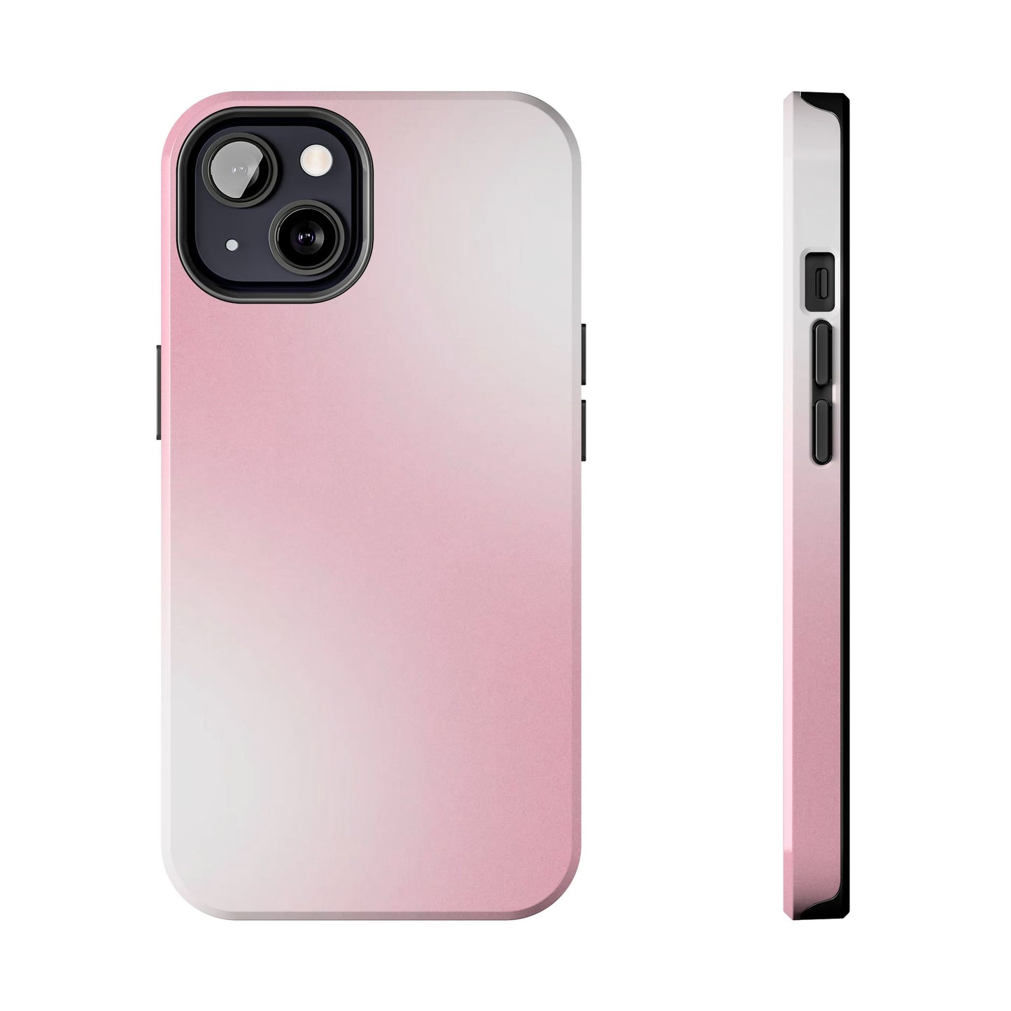 Stylish Tough Phone Cases, Durable Phone Covers, Pink Gradient Phone Case, Gift for Her, Trendy Phone Accessories