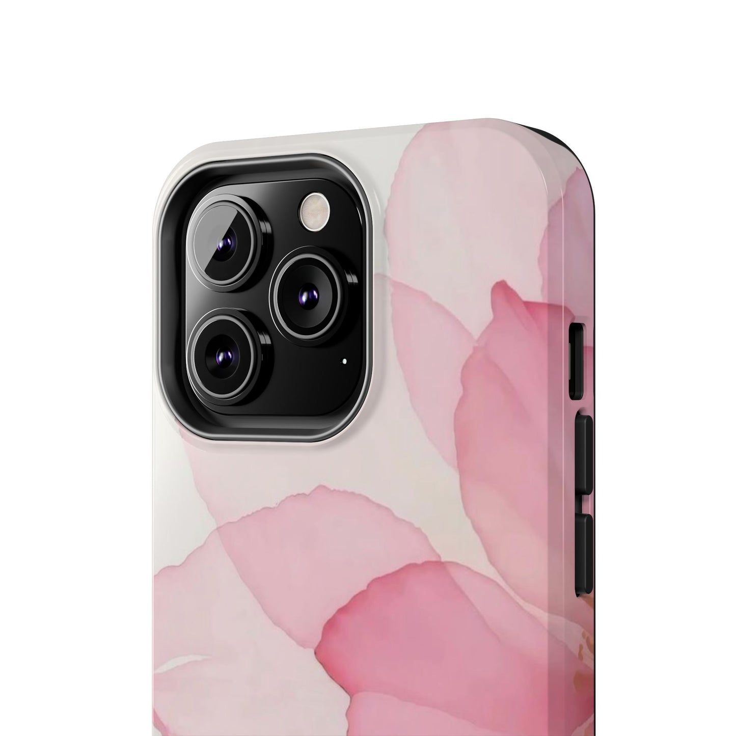 Floral Tough Phone Cases, Durable Phone Cover, Pink Flower Design, Gift for Her, Elegant Phone Accessory, Protect Your Phone