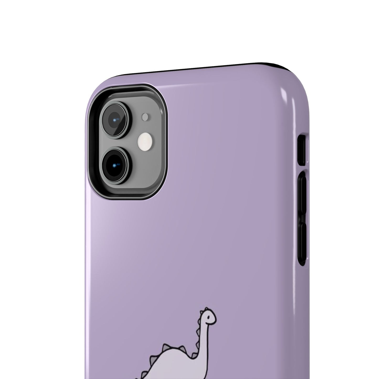 Cute Dinosaur Tough Phone Cases, Kid-Friendly Phone Covers, Dinosaur Gifts for Kids, Purple Phone Accessories, Durable Cases