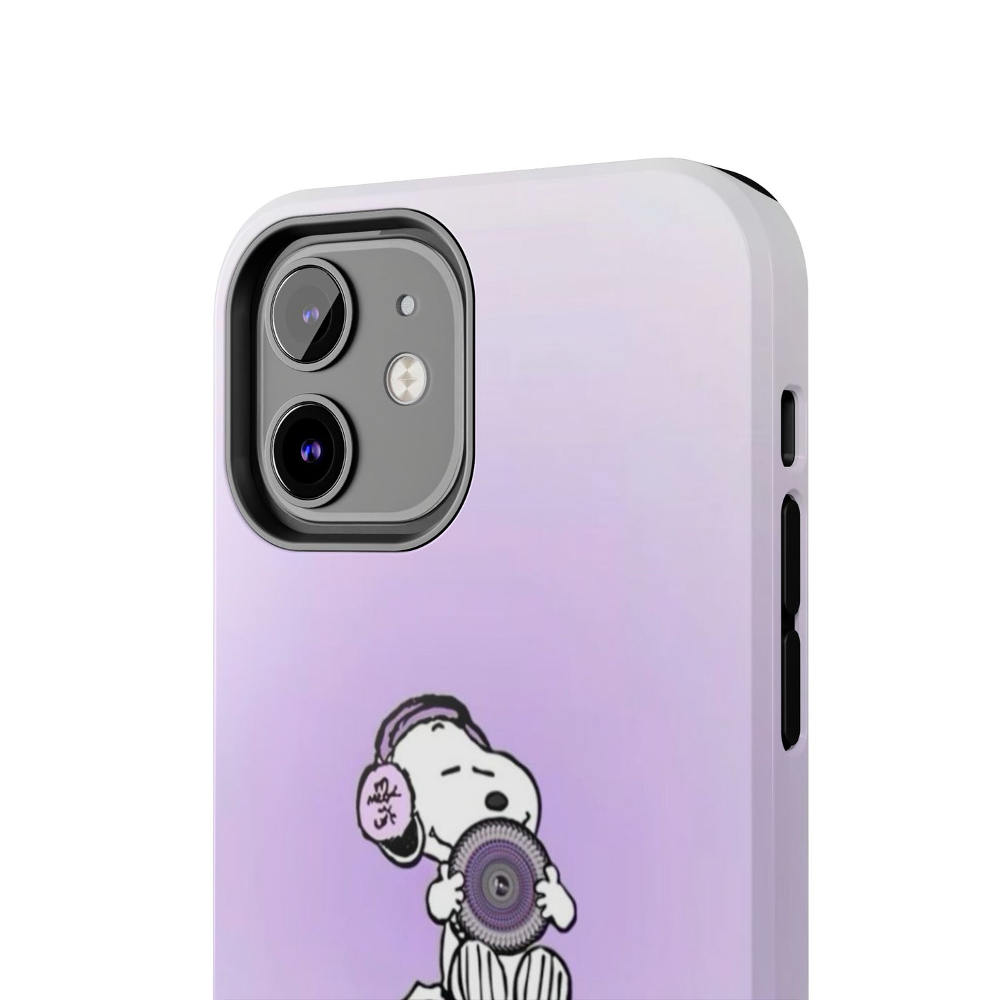 Snoopy Music Lover Phone Case, Cute Tough Phone Case, Gifts for Music Lovers, Cartoon Phone Covers, Vibrant Phone Accessories