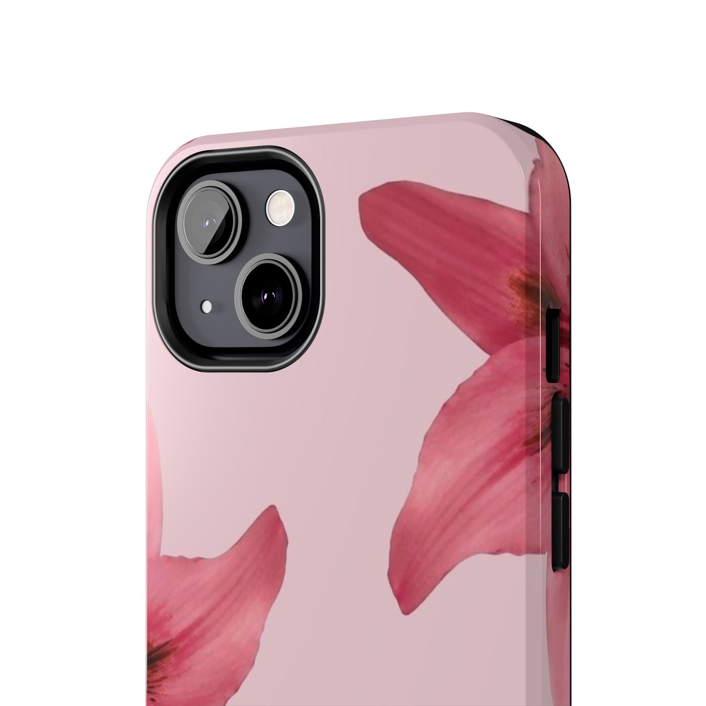 Stylish Floral Phone Case - Tough & Durable, Pink Lily Design, Perfect for Flower Lovers, Gift for Her, Seasonal Accessory, Phone Protection