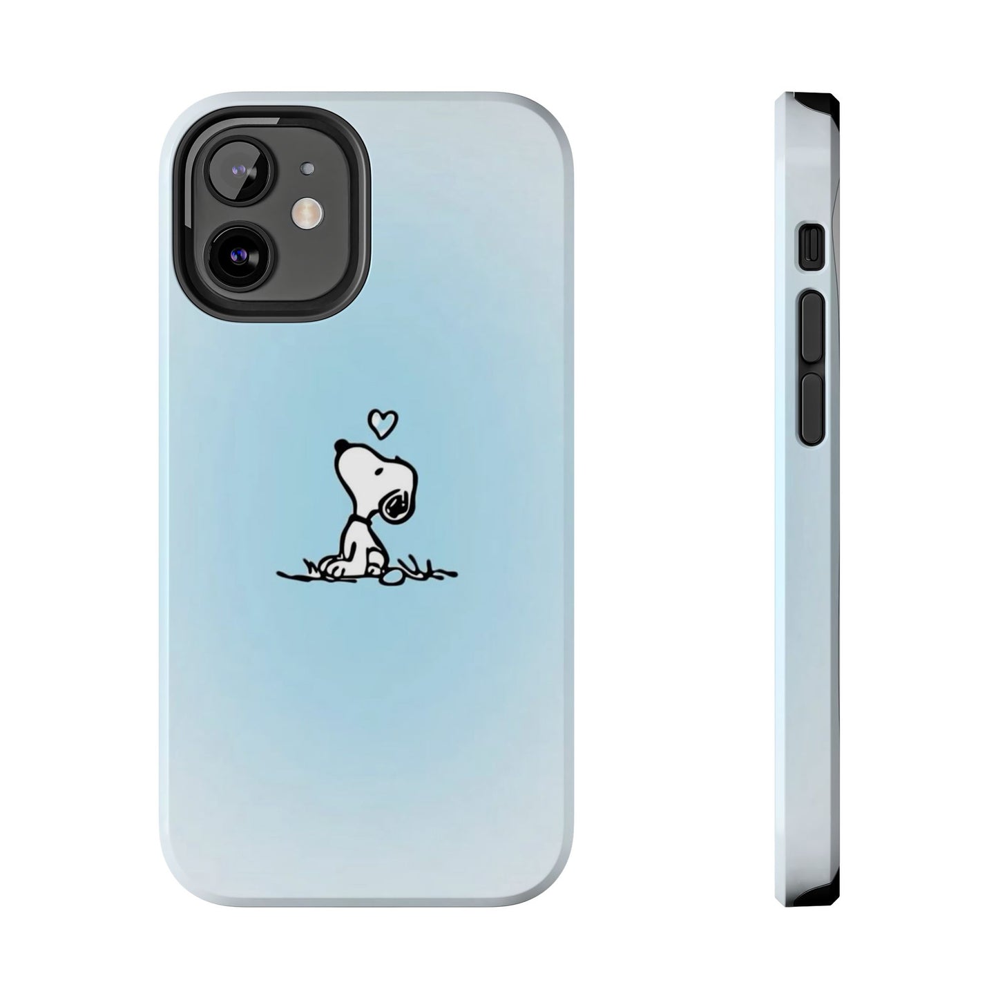 Snoopy Love Tough Phone Cases, Durable Phone Covers for Dog Lovers, Cute Gift for Birthdays, Valentine's Day, Pet Enthusiasts