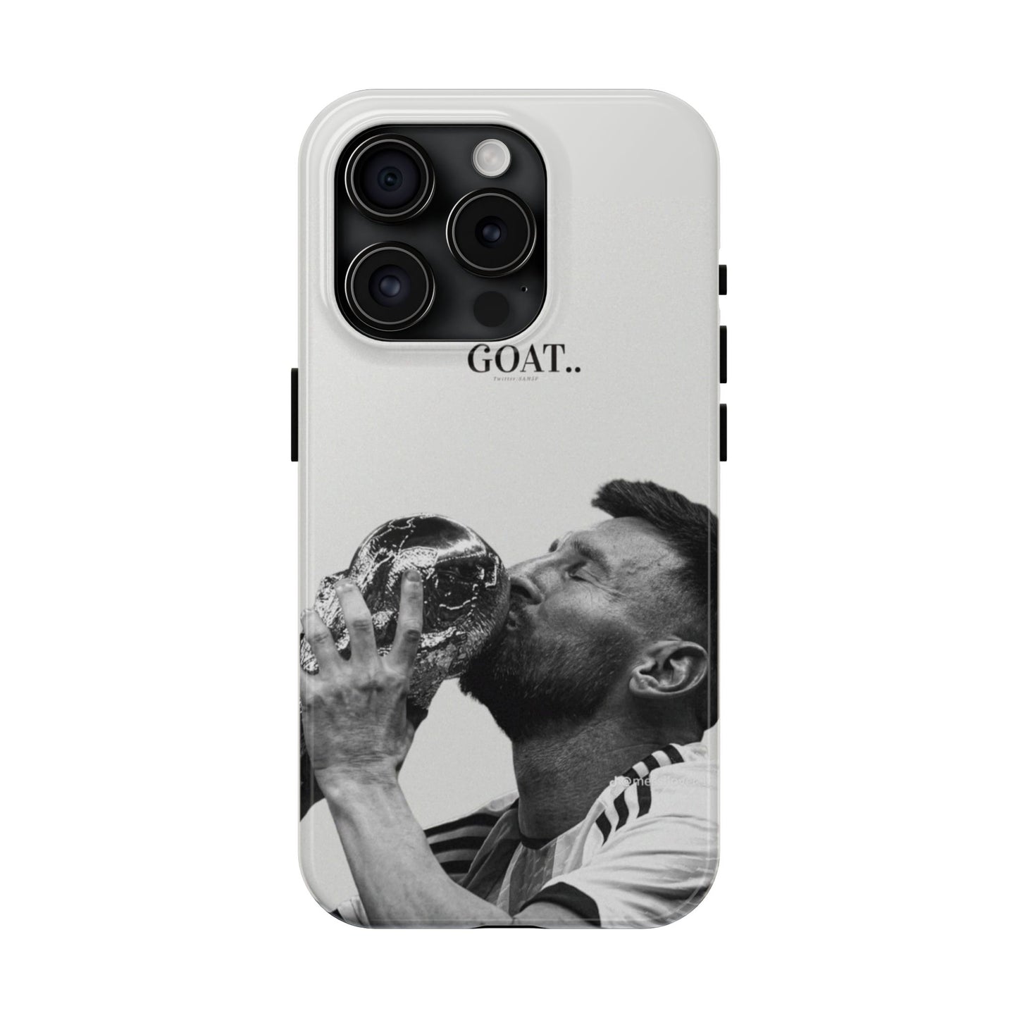 Soccer GOAT Phone Case, Tough Phone Case, Sports Accessory, Gift for Soccer Fans, Mens Birthday Gift, Unique Phone Cover