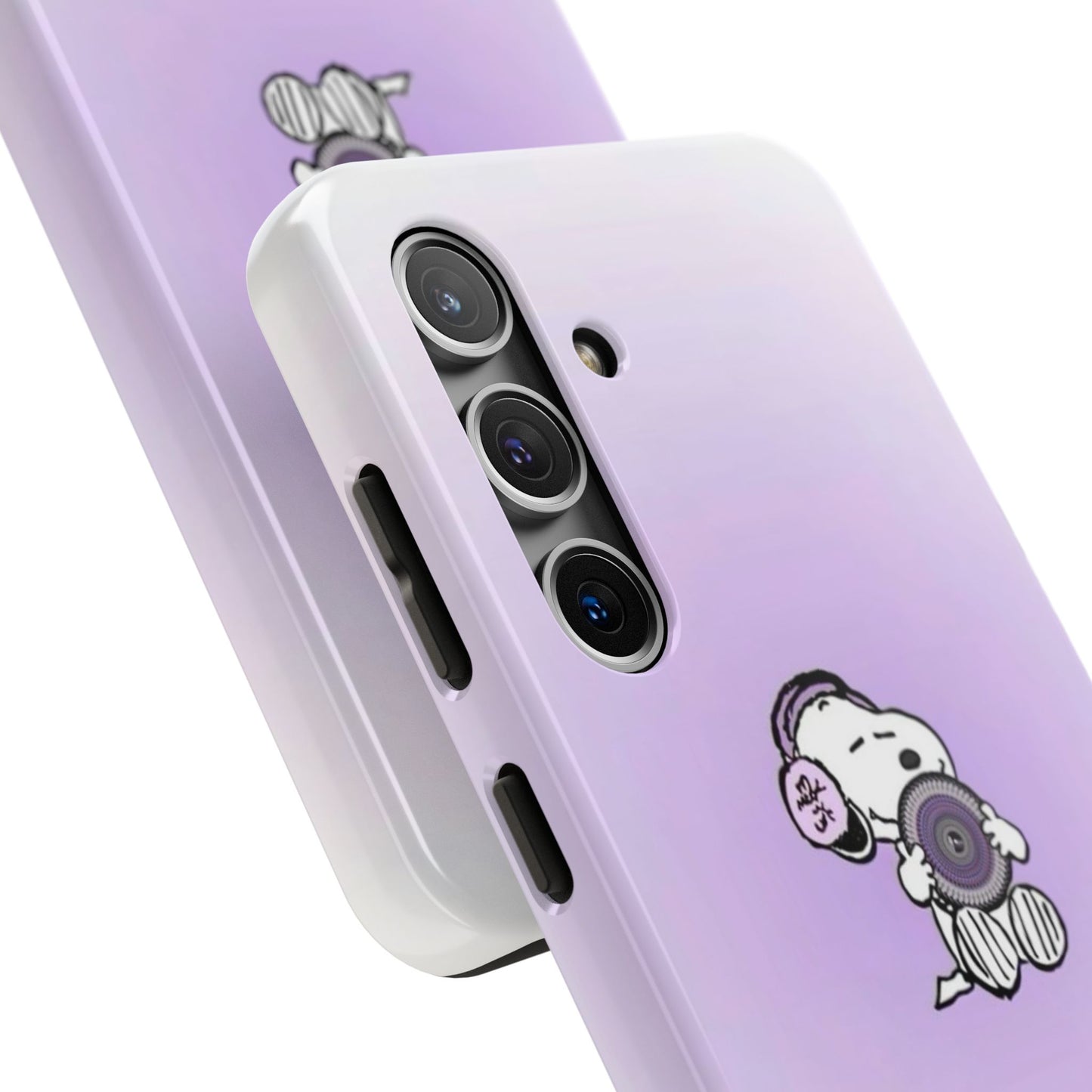 Snoopy Music Lover Phone Case, Cute Tough Phone Case, Gifts for Music Lovers, Cartoon Phone Covers, Vibrant Phone Accessories