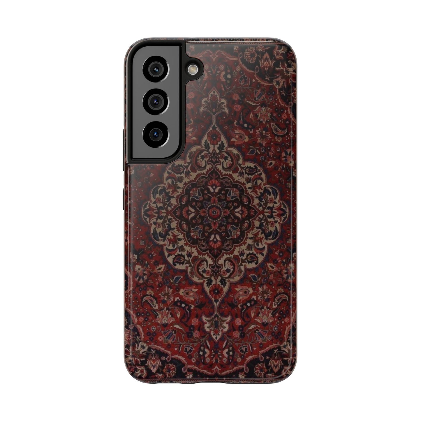 Bohemian Rug Pattern Tough Phone Case, Boho Chic Accessory, Stylish Phone Protection, Unique Gift Idea, Trendy Tech Gear