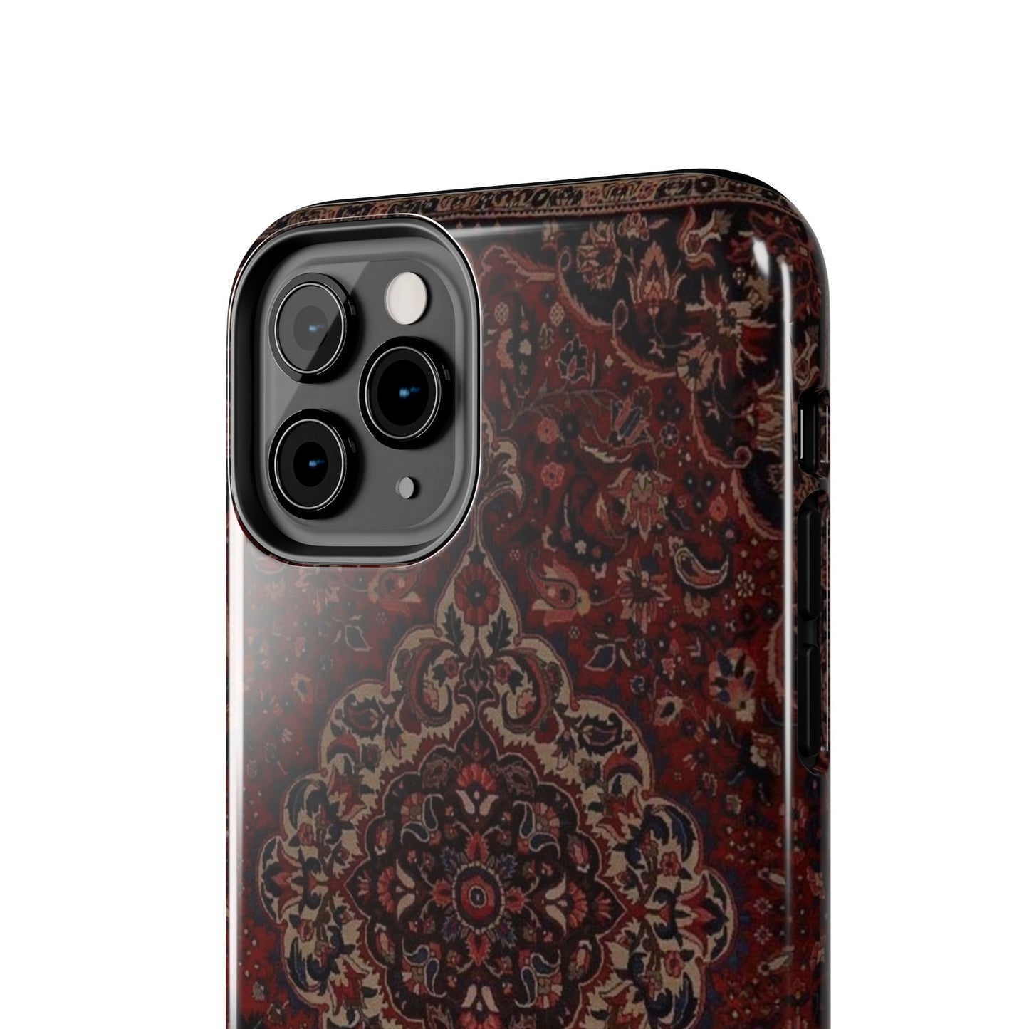 Bohemian Rug Pattern Tough Phone Case, Boho Chic Accessory, Stylish Phone Protection, Unique Gift Idea, Trendy Tech Gear