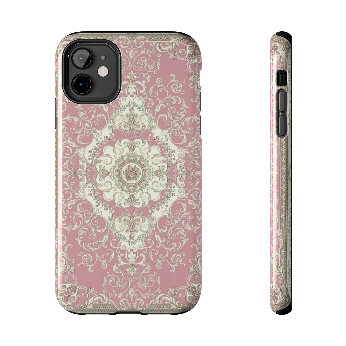 Elegant Floral Tough Phone Cases, Stylish Phone Covers, Durable Tech Accessories, Decorative Phone Protection, Trendy Gift for Her