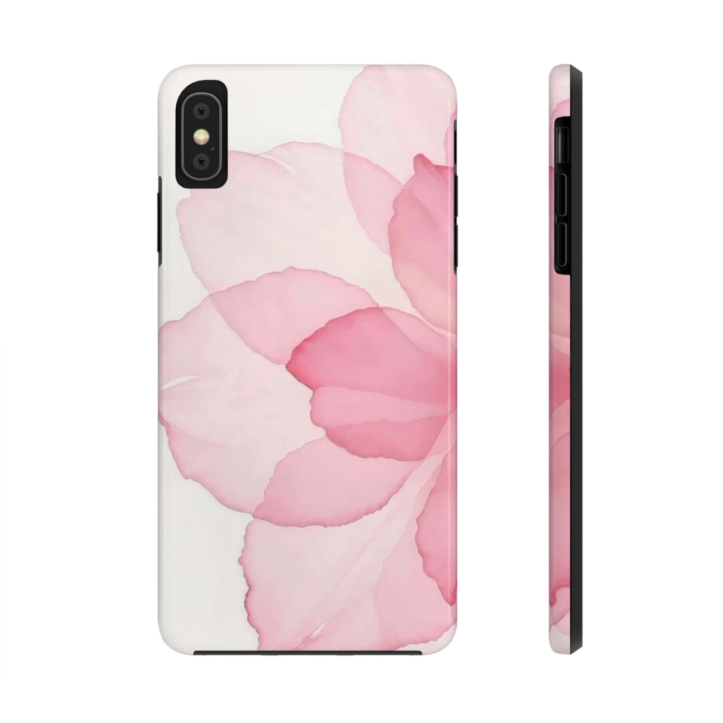 Floral Tough Phone Cases, Durable Phone Cover, Pink Flower Design, Gift for Her, Elegant Phone Accessory, Protect Your Phone