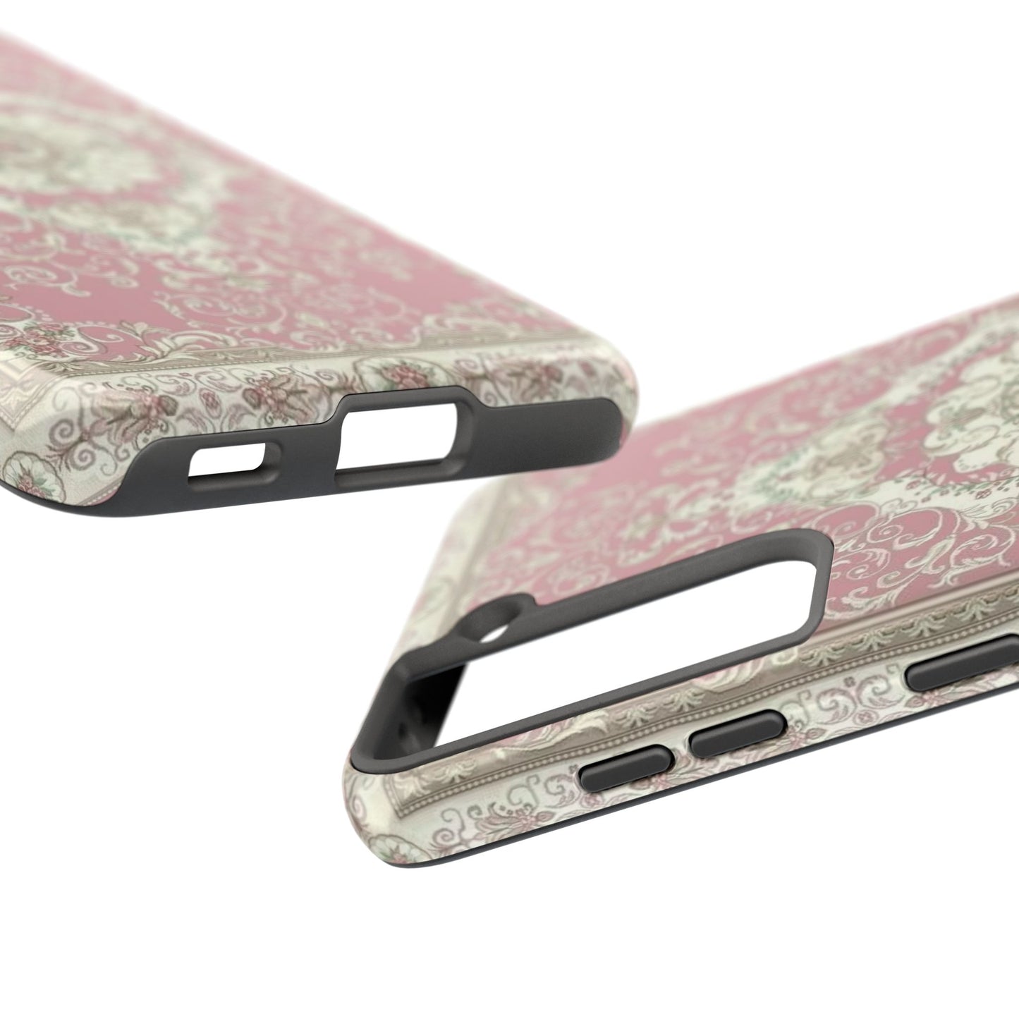 Elegant Floral Tough Phone Cases, Stylish Phone Covers, Durable Tech Accessories, Decorative Phone Protection, Trendy Gift for Her