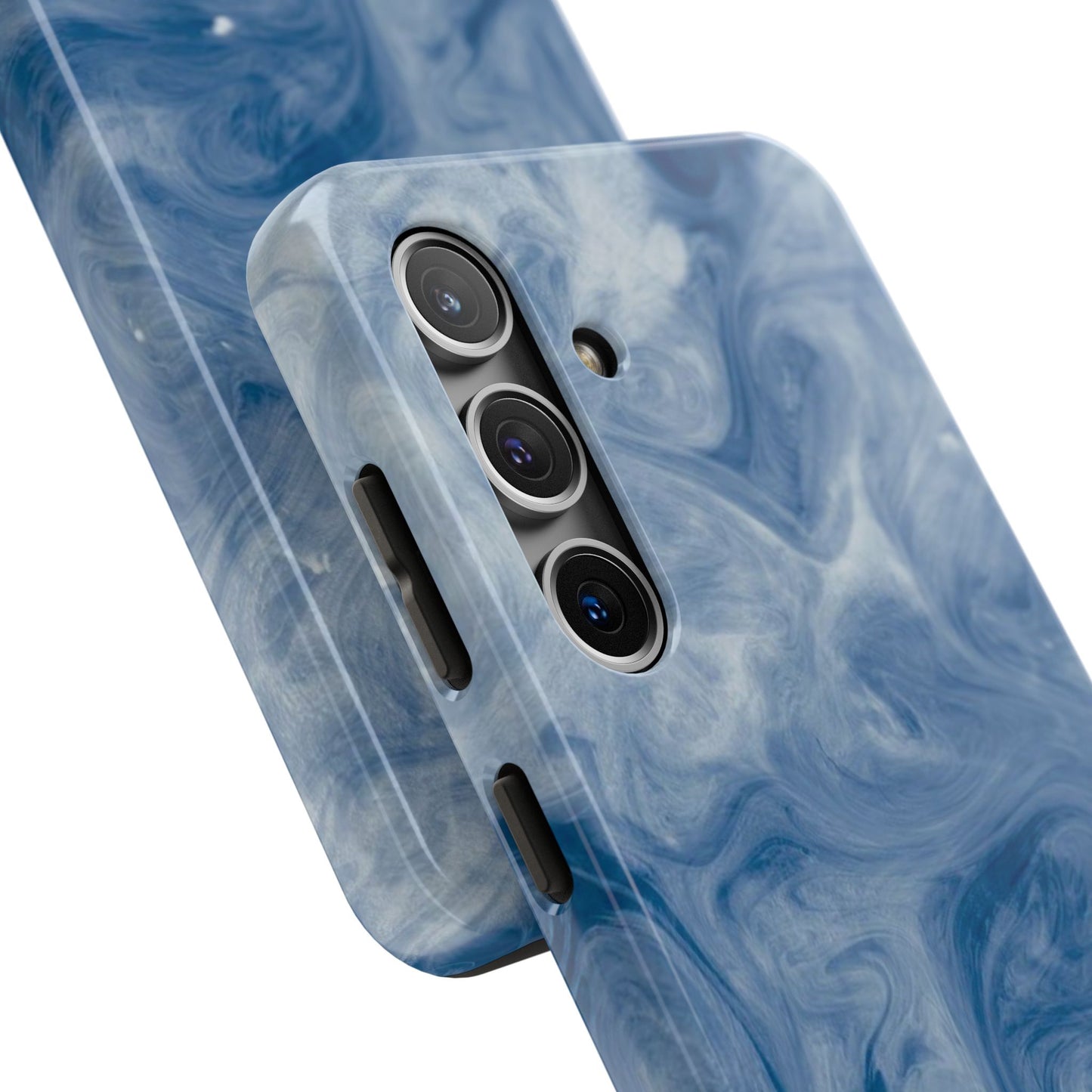 Marble Blue Tough Phone Cases, Phone Protection, Unique Design, Fashion Accessory, Gift for Her, Trendy Smartphone Cover