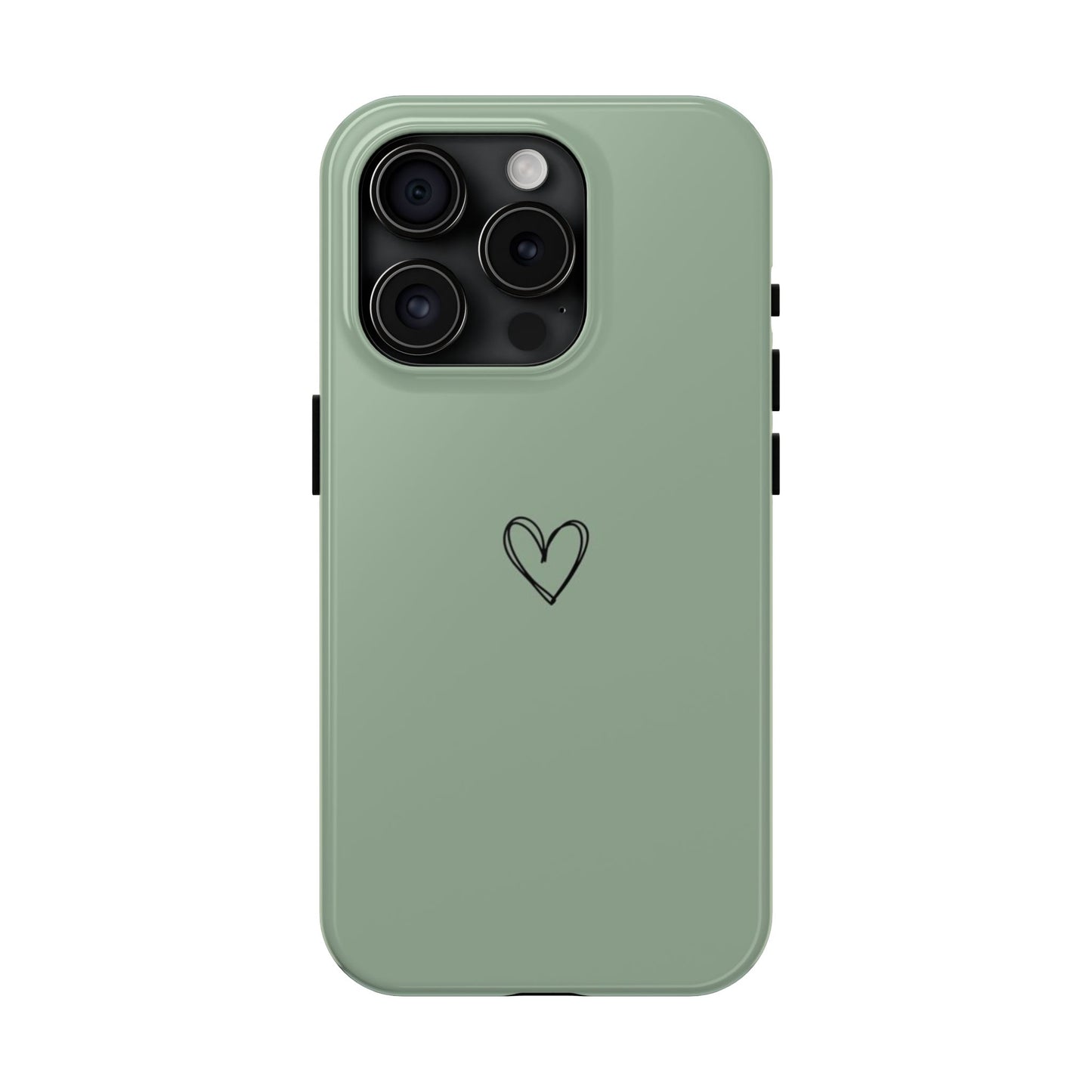 Stylish Tough Phone Cases with Heart Design, Cute Mobile Covers, Unique Gifts for Him/Her, Durable Accessories, Birthday/Friends/Valentine's