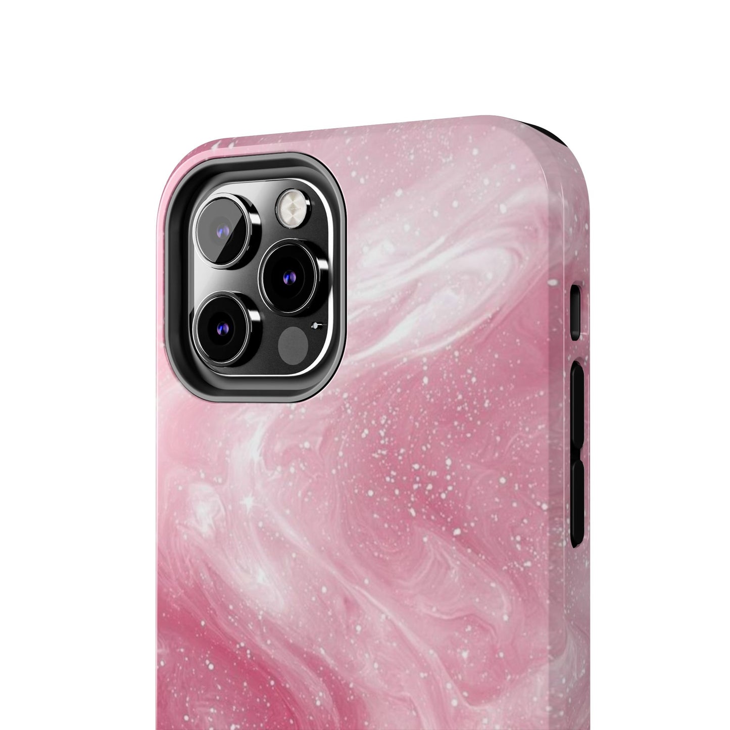 Stylish Tough Phone Cases - Pink Marble Design, Phone Cover for Women, Durable Protection, Trendy Gift, Birthday Present, Everyday Use