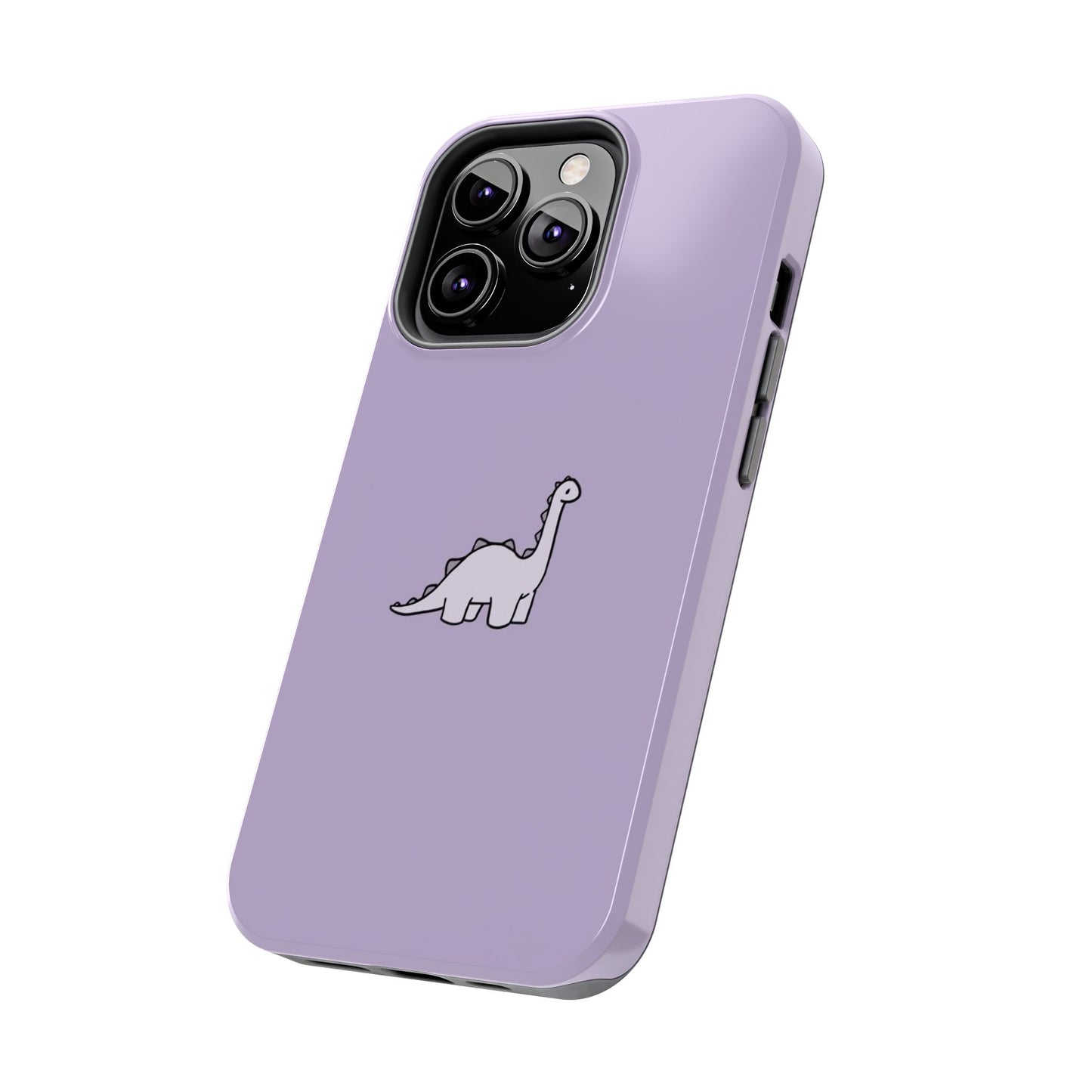 Cute Dinosaur Tough Phone Cases, Kid-Friendly Phone Covers, Dinosaur Gifts for Kids, Purple Phone Accessories, Durable Cases