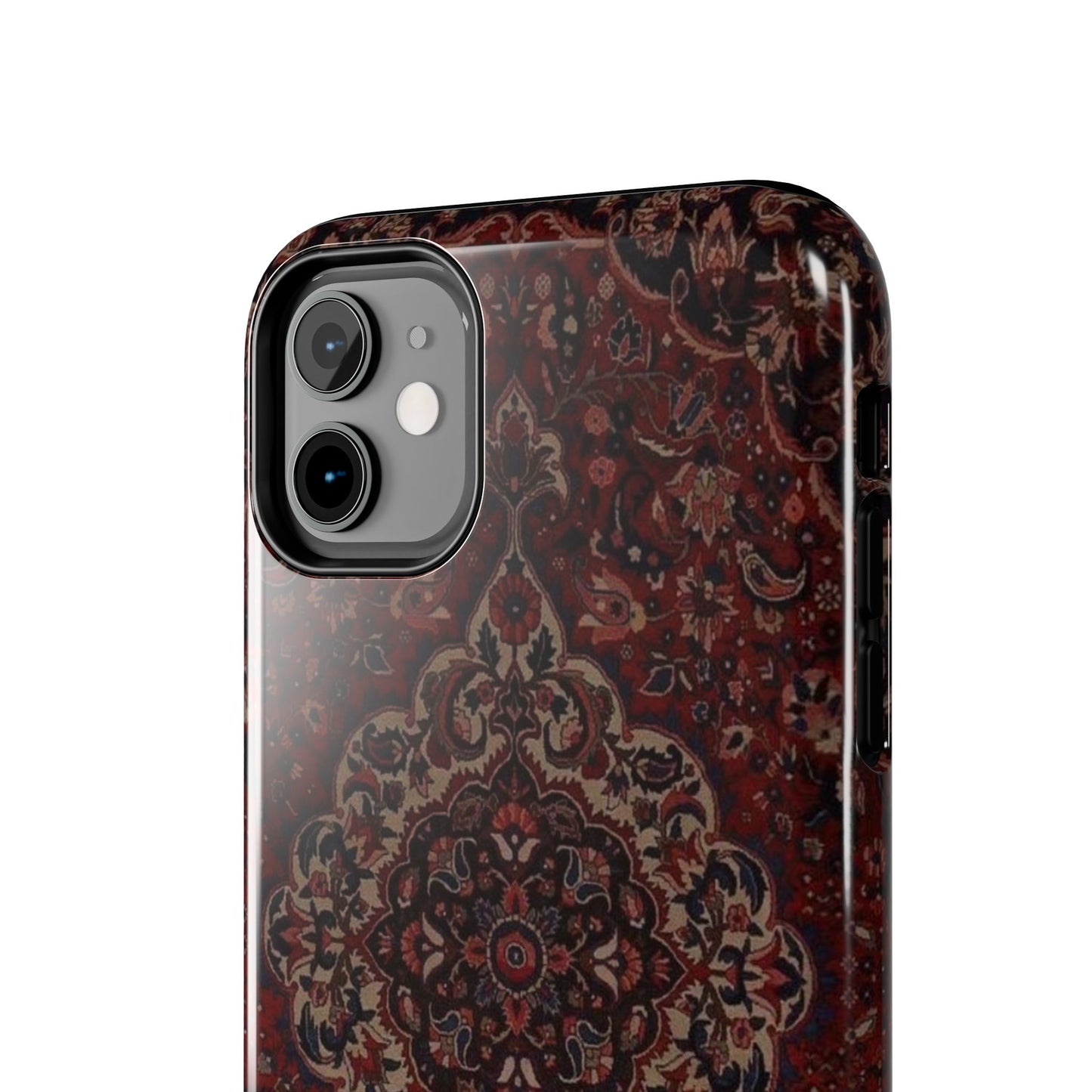 Bohemian Rug Pattern Tough Phone Case, Boho Chic Accessory, Stylish Phone Protection, Unique Gift Idea, Trendy Tech Gear