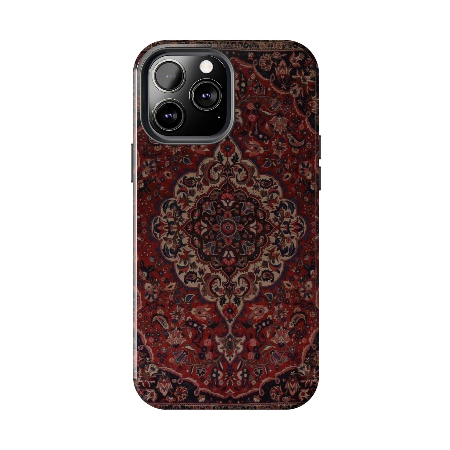 Bohemian Rug Pattern Tough Phone Case, Boho Chic Accessory, Stylish Phone Protection, Unique Gift Idea, Trendy Tech Gear