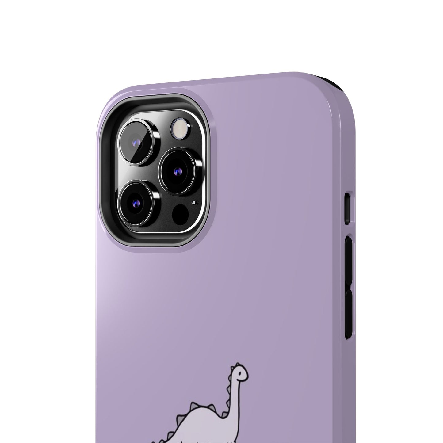 Cute Dinosaur Tough Phone Cases, Kid-Friendly Phone Covers, Dinosaur Gifts for Kids, Purple Phone Accessories, Durable Cases