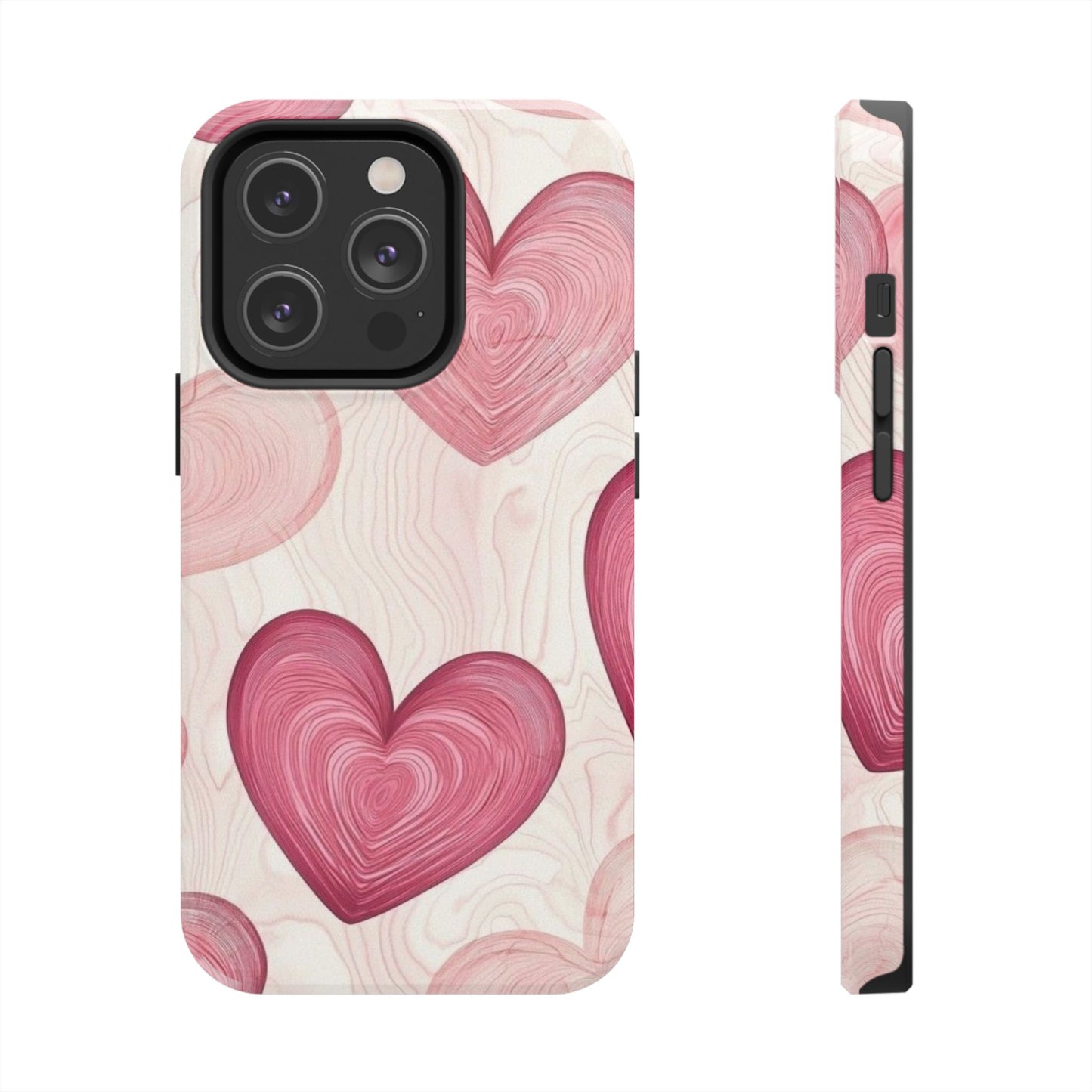 Romantic Heart Phone Cases - Cute, Durable Covers for Valentine's Day, Gift for Her, Love Decor, Phone Accessories