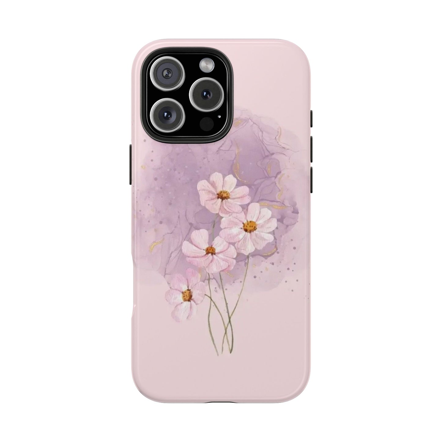 Floral Tough Phone Cases, Protective Phone Cover, Flower Design Case, Stylish Gift for Her, Mother’s Day, Birthday Present
