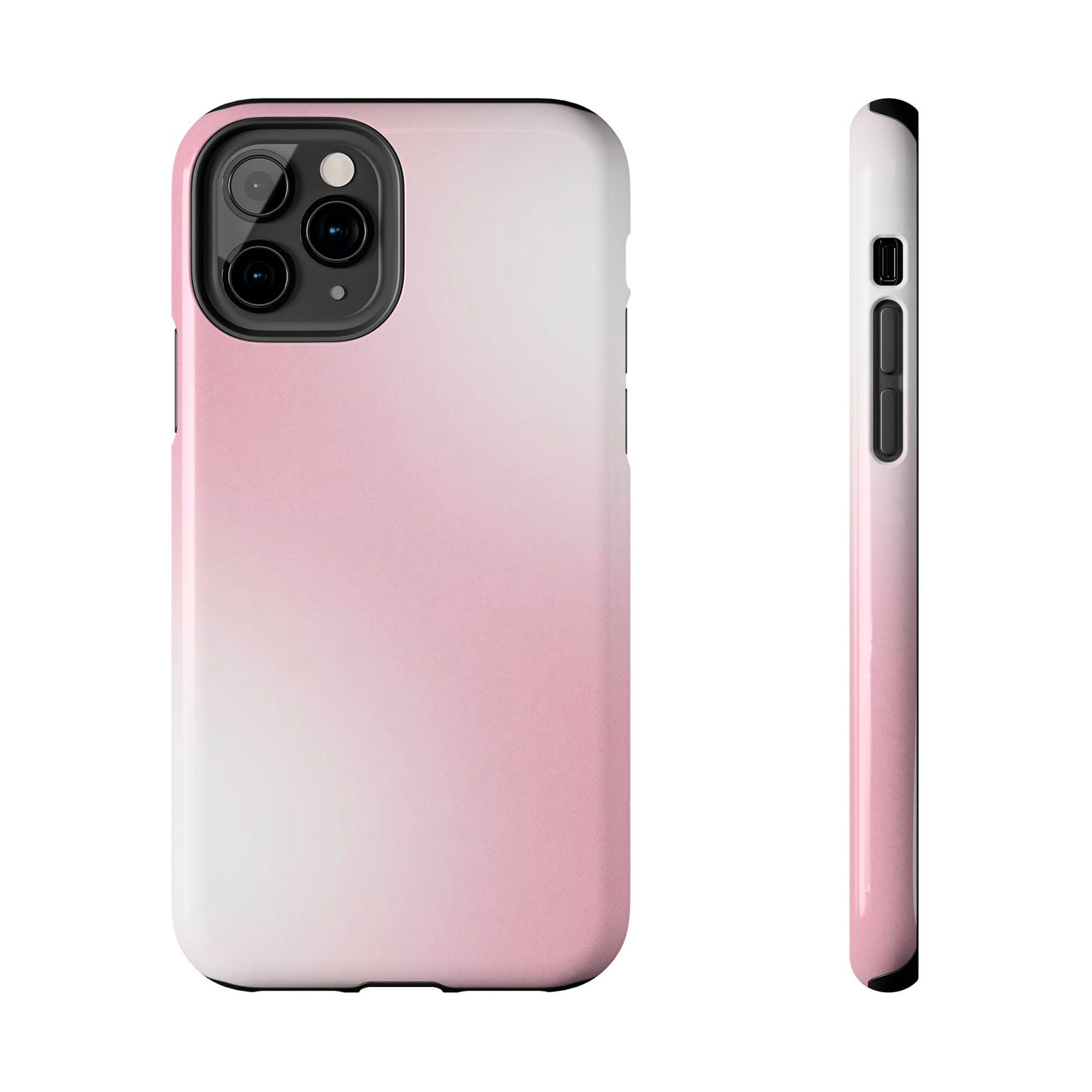 Stylish Tough Phone Cases, Durable Phone Covers, Pink Gradient Phone Case, Gift for Her, Trendy Phone Accessories