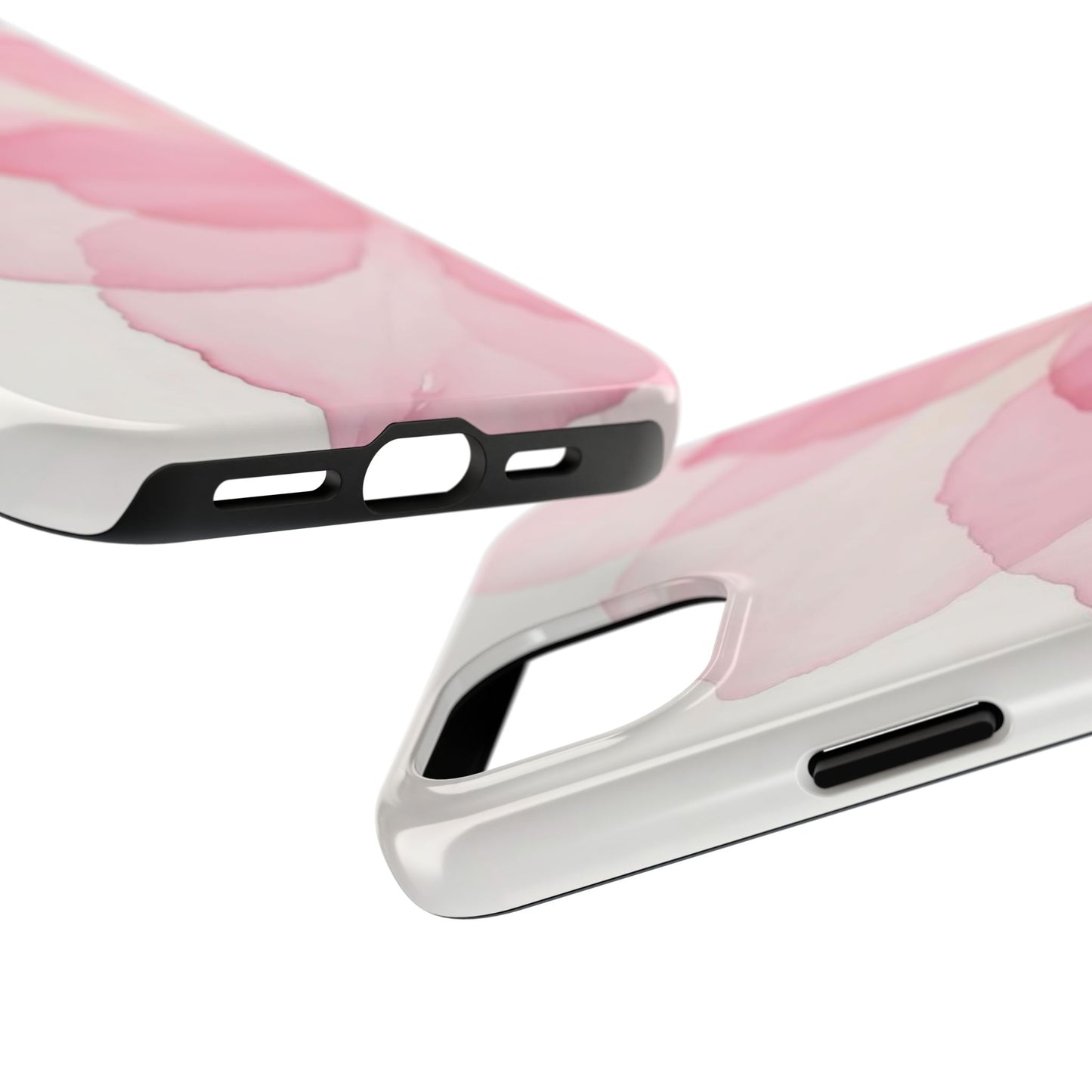 Floral Tough Phone Cases, Durable Phone Cover, Pink Flower Design, Gift for Her, Elegant Phone Accessory, Protect Your Phone