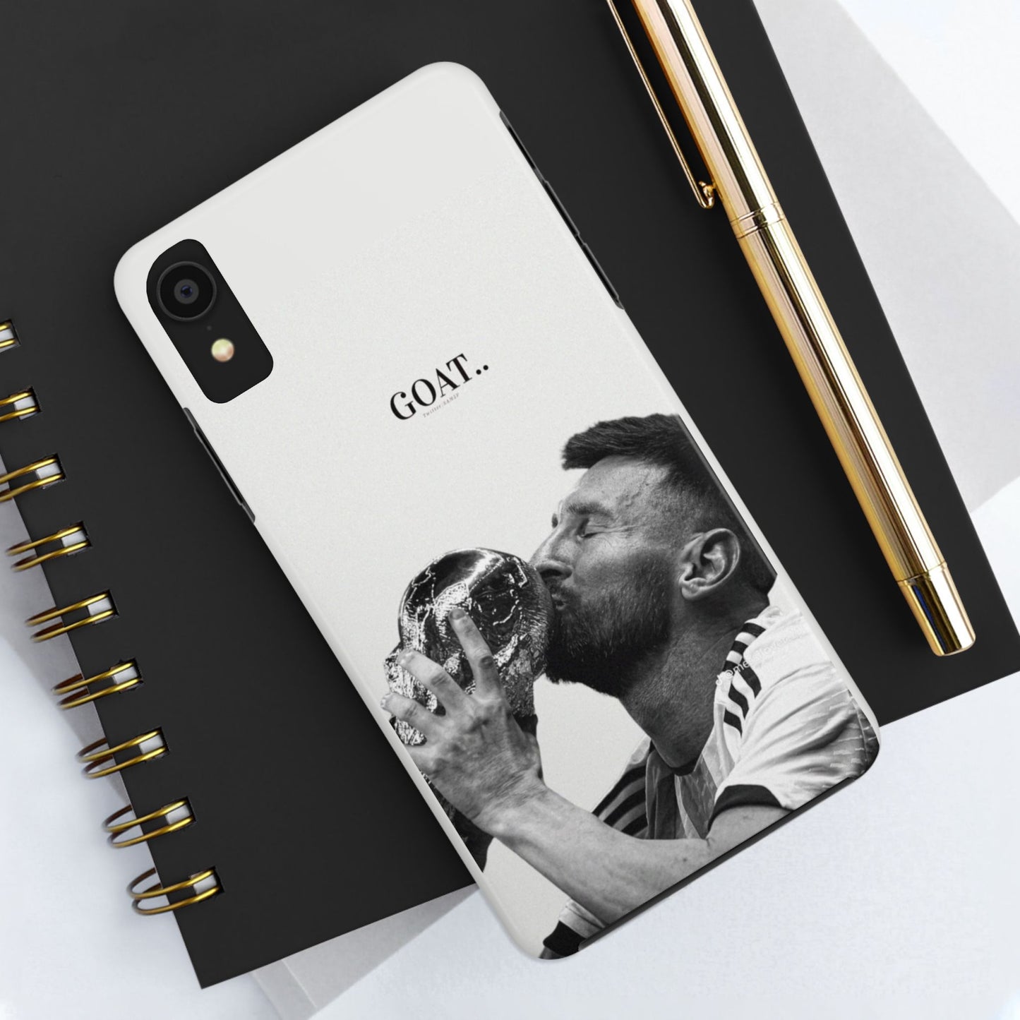 Soccer GOAT Phone Case, Tough Phone Case, Sports Accessory, Gift for Soccer Fans, Mens Birthday Gift, Unique Phone Cover