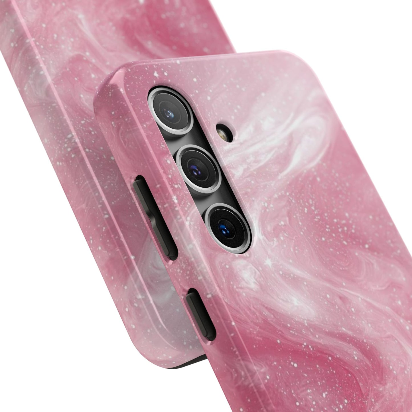 Stylish Tough Phone Cases - Pink Marble Design, Phone Cover for Women, Durable Protection, Trendy Gift, Birthday Present, Everyday Use