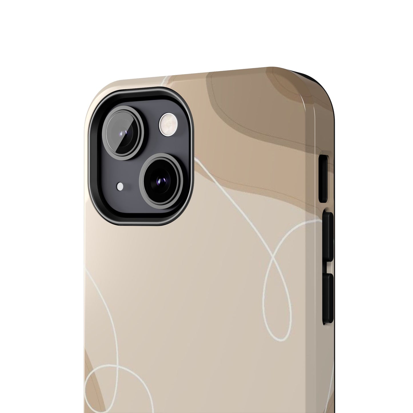Abstract Wave Tough Phone Cases, Modern Phone Covers, Stylish Protective Cases, Gift for Her, Minimalist Design