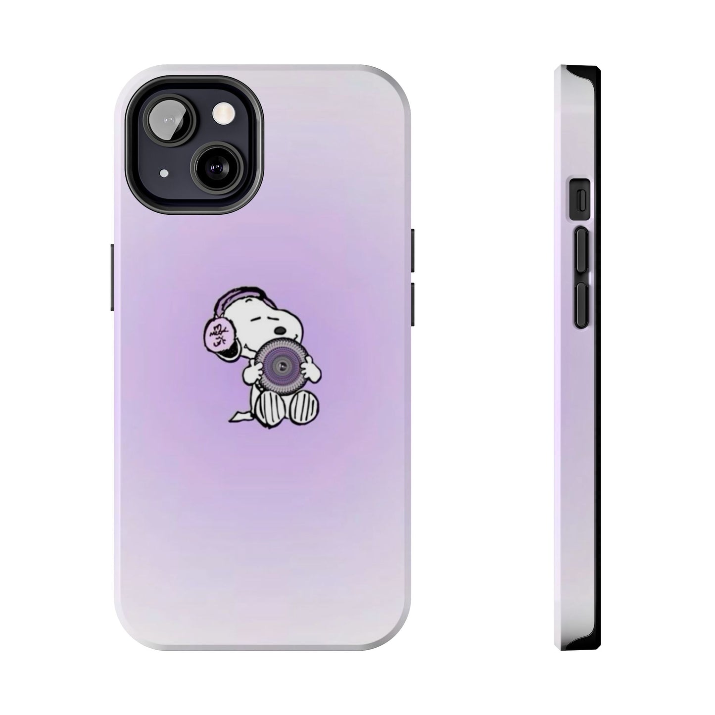 Snoopy Music Lover Phone Case, Cute Tough Phone Case, Gifts for Music Lovers, Cartoon Phone Covers, Vibrant Phone Accessories