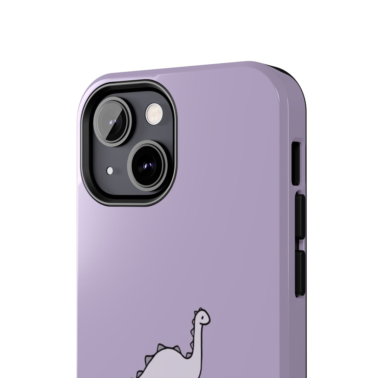 Cute Dinosaur Tough Phone Cases, Kid-Friendly Phone Covers, Dinosaur Gifts for Kids, Purple Phone Accessories, Durable Cases