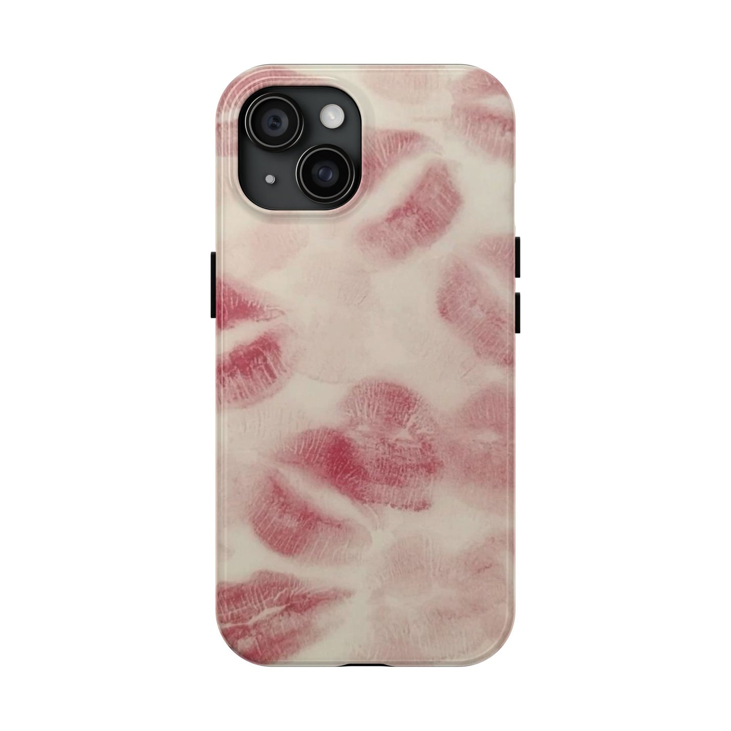 Stylish Kiss Print Phone Cases | Chic Mobile Covers for Trendy Users, Gift for Her, Protective Case, Birthday Present, Valentine's Day