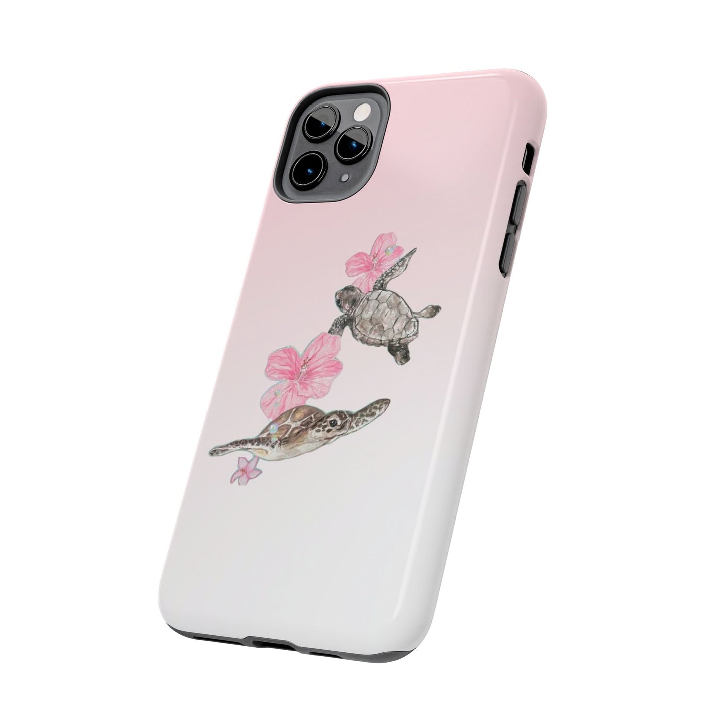 Turtle Phone Case – Tropical Tough Cover, Beach Lover Gift, Ocean Aesthetic, Durable Accessory for Summer, Fun & Functional Case