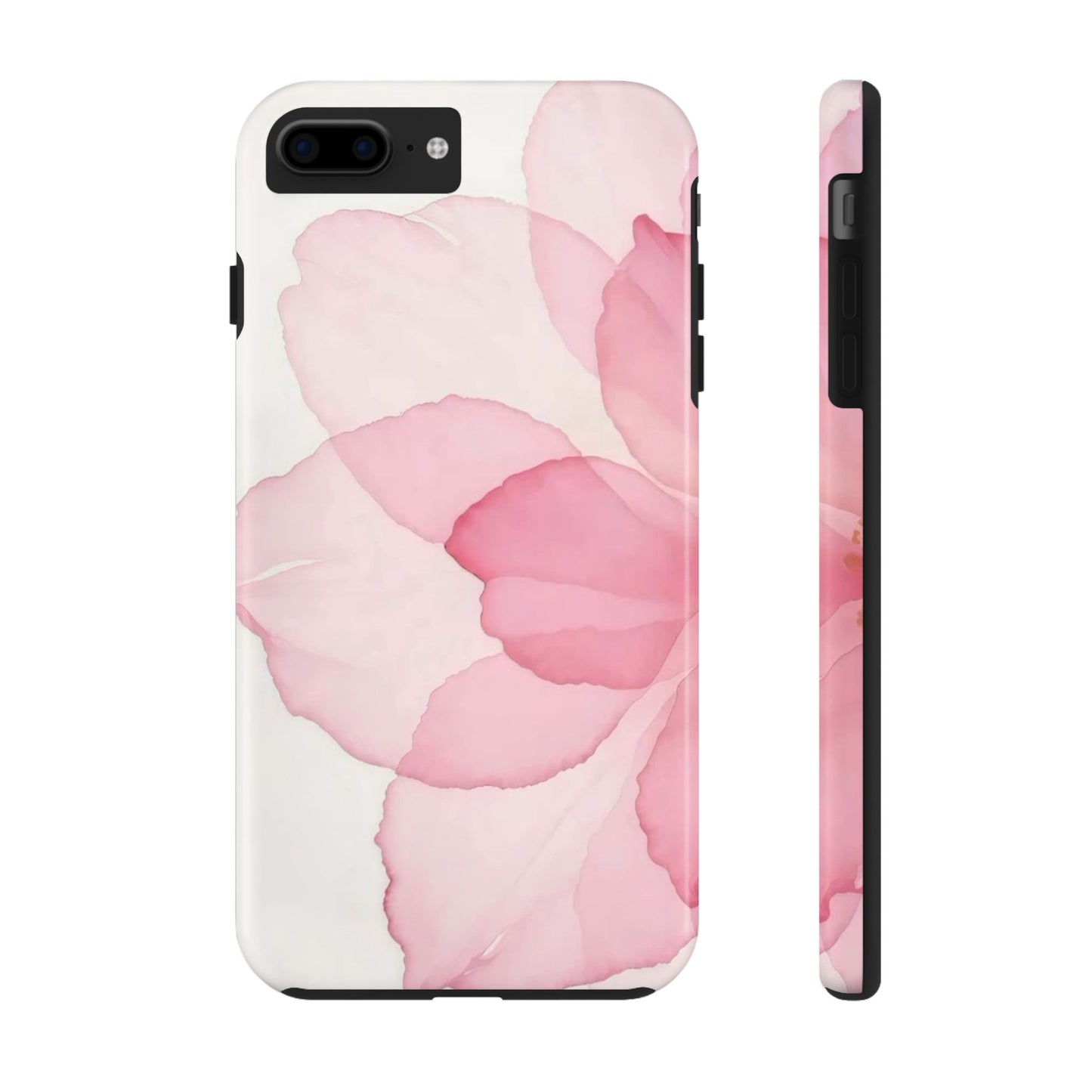 Floral Tough Phone Cases, Durable Phone Cover, Pink Flower Design, Gift for Her, Elegant Phone Accessory, Protect Your Phone