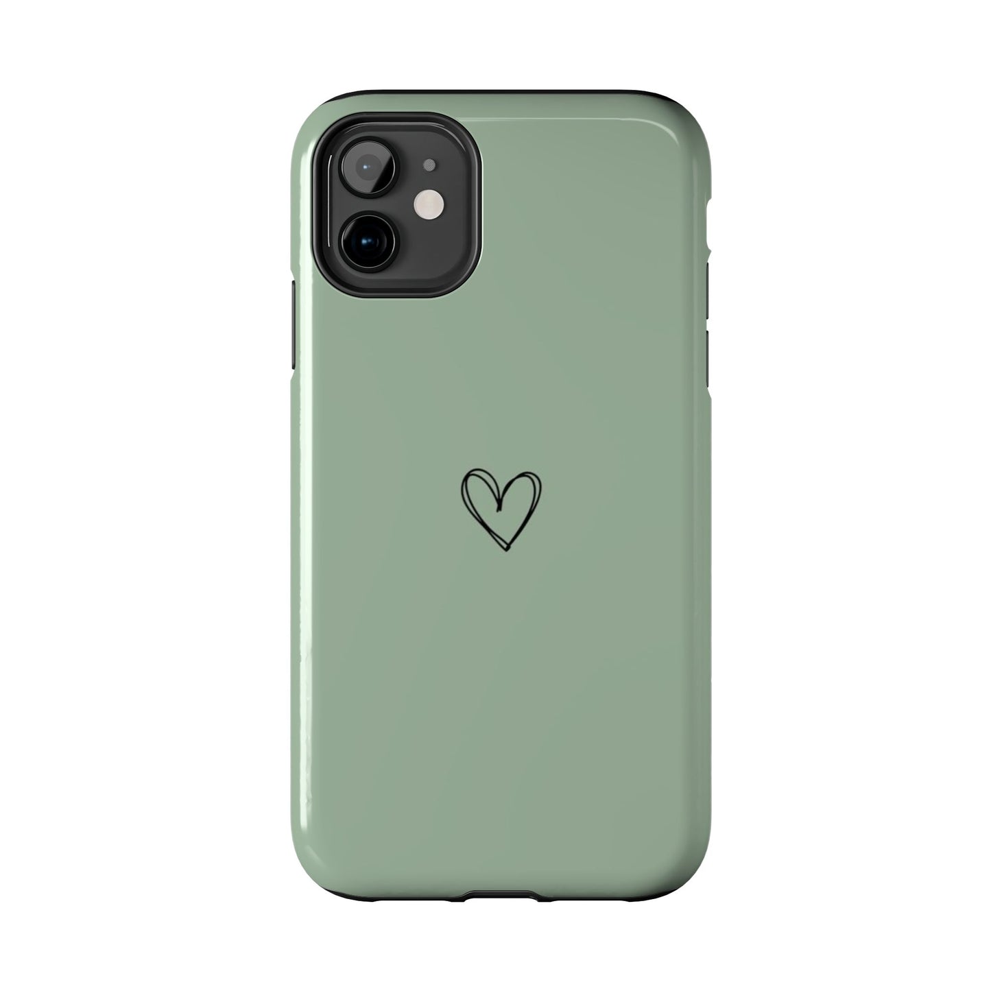 Stylish Tough Phone Cases with Heart Design, Cute Mobile Covers, Unique Gifts for Him/Her, Durable Accessories, Birthday/Friends/Valentine's