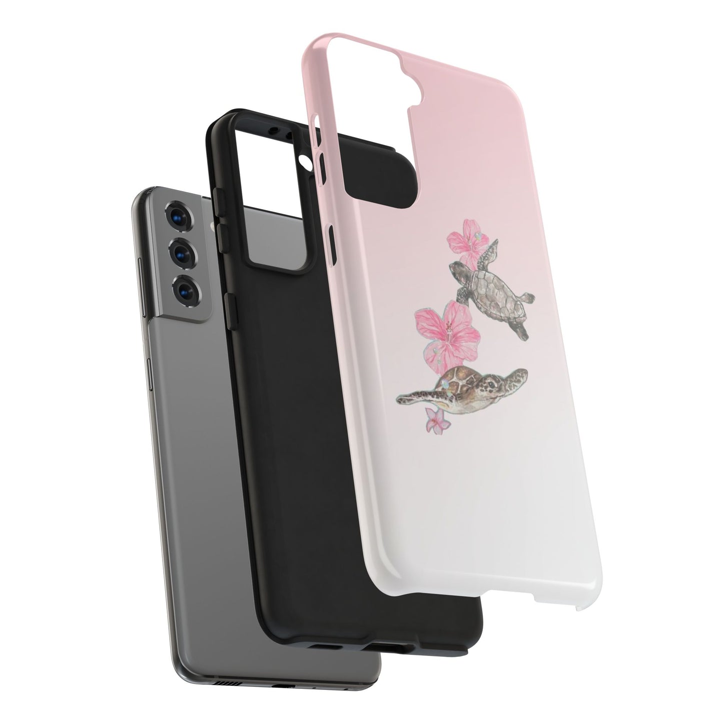 Turtle Phone Case – Tropical Tough Cover, Beach Lover Gift, Ocean Aesthetic, Durable Accessory for Summer, Fun & Functional Case