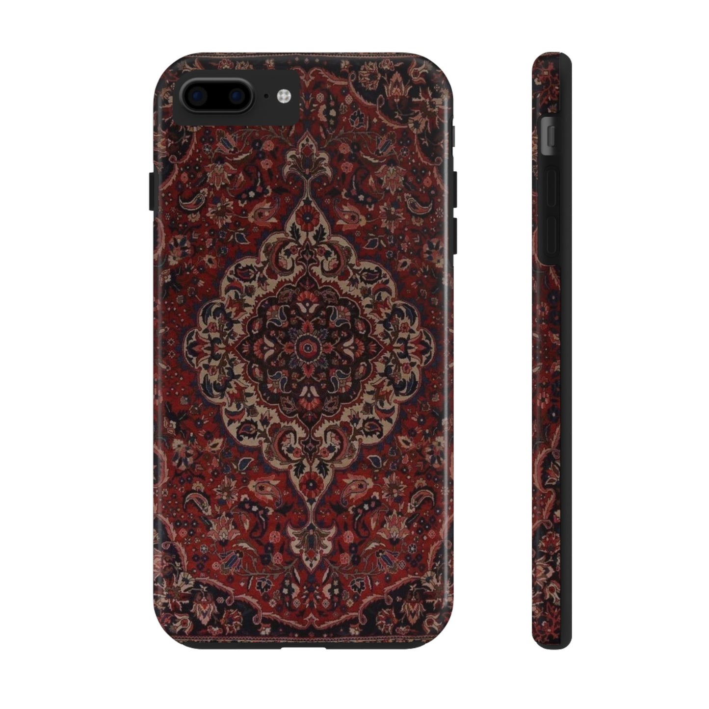 Bohemian Rug Pattern Tough Phone Case, Boho Chic Accessory, Stylish Phone Protection, Unique Gift Idea, Trendy Tech Gear
