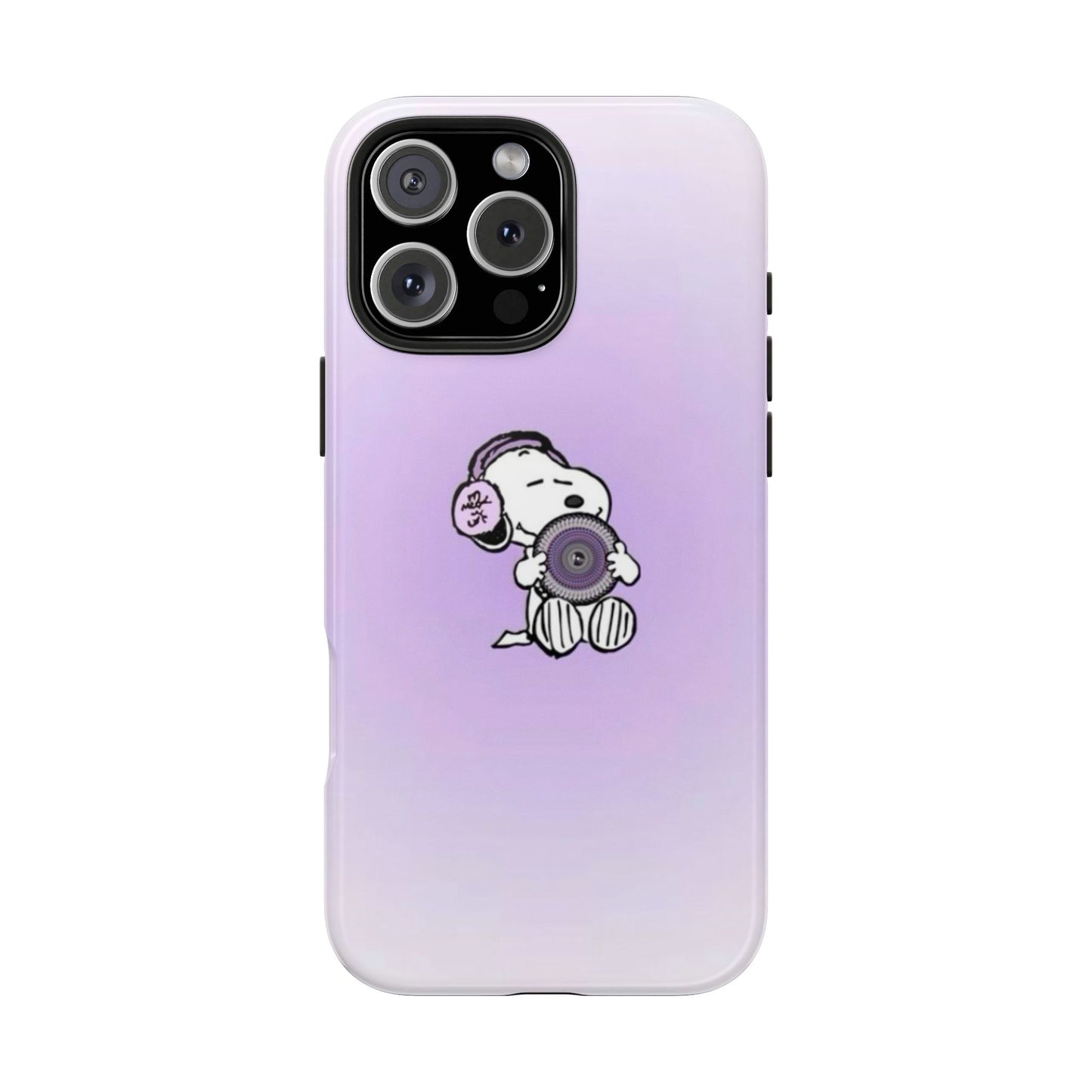 Snoopy Music Lover Phone Case, Cute Tough Phone Case, Gifts for Music Lovers, Cartoon Phone Covers, Vibrant Phone Accessories