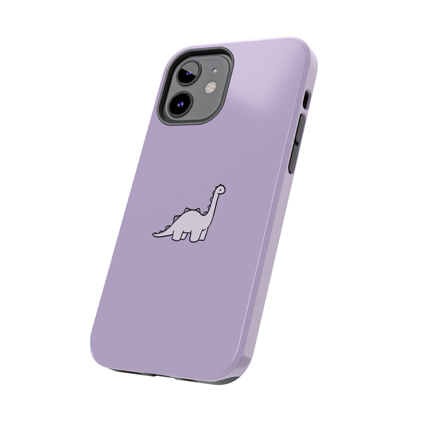 Cute Dinosaur Tough Phone Cases, Kid-Friendly Phone Covers, Dinosaur Gifts for Kids, Purple Phone Accessories, Durable Cases