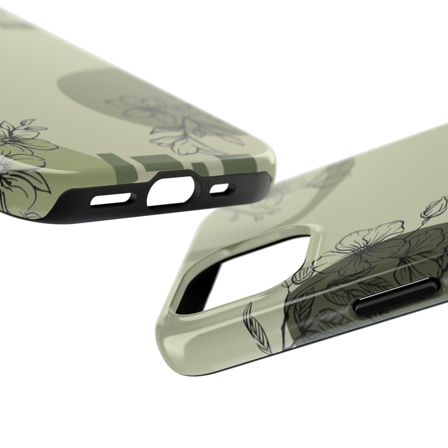 Floral Tough Phone Cases | Stylish Phone Protection | Gift for Her | Eco-friendly Accessories | Trendy Phone Cover