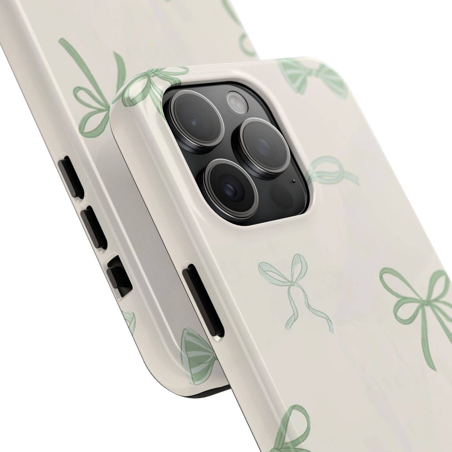 Delicate Bow Phone Cases, Floral Phone Covers, Cute Tech Accessories, Gift for Her, Pastel Aesthetic, Birthday Gifts