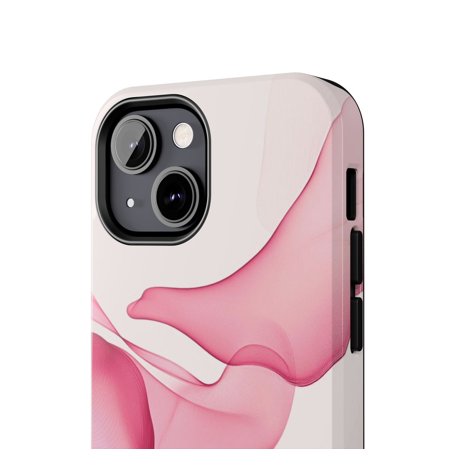 Elegant Tough Phone Cases | Stylish Shockproof Covers for Women | Trendy Gift for Birthdays, Holidays, or Any Occasion, Pink Flow Design