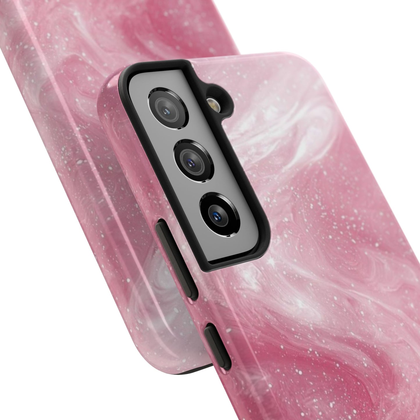 Stylish Tough Phone Cases - Pink Marble Design, Phone Cover for Women, Durable Protection, Trendy Gift, Birthday Present, Everyday Use