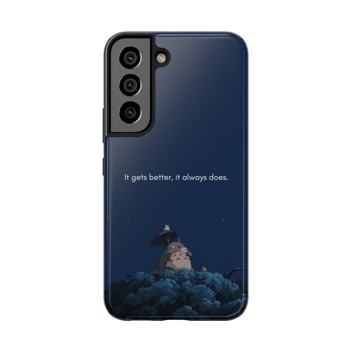 Motivational Tough Phone Cases, Anime-inspired Phone Case, Unique Gift for Friends, Phone Accessory, Encouraging Quote