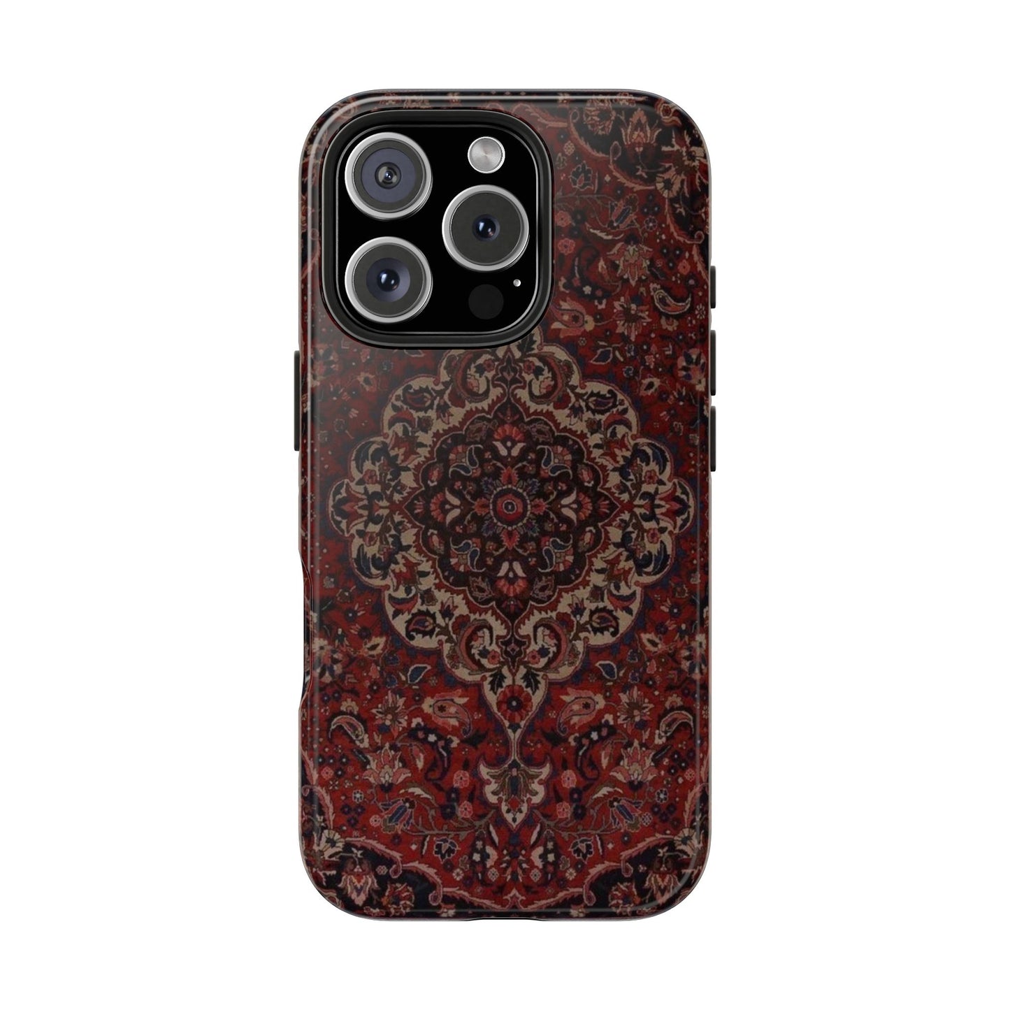 Bohemian Rug Pattern Tough Phone Case, Boho Chic Accessory, Stylish Phone Protection, Unique Gift Idea, Trendy Tech Gear