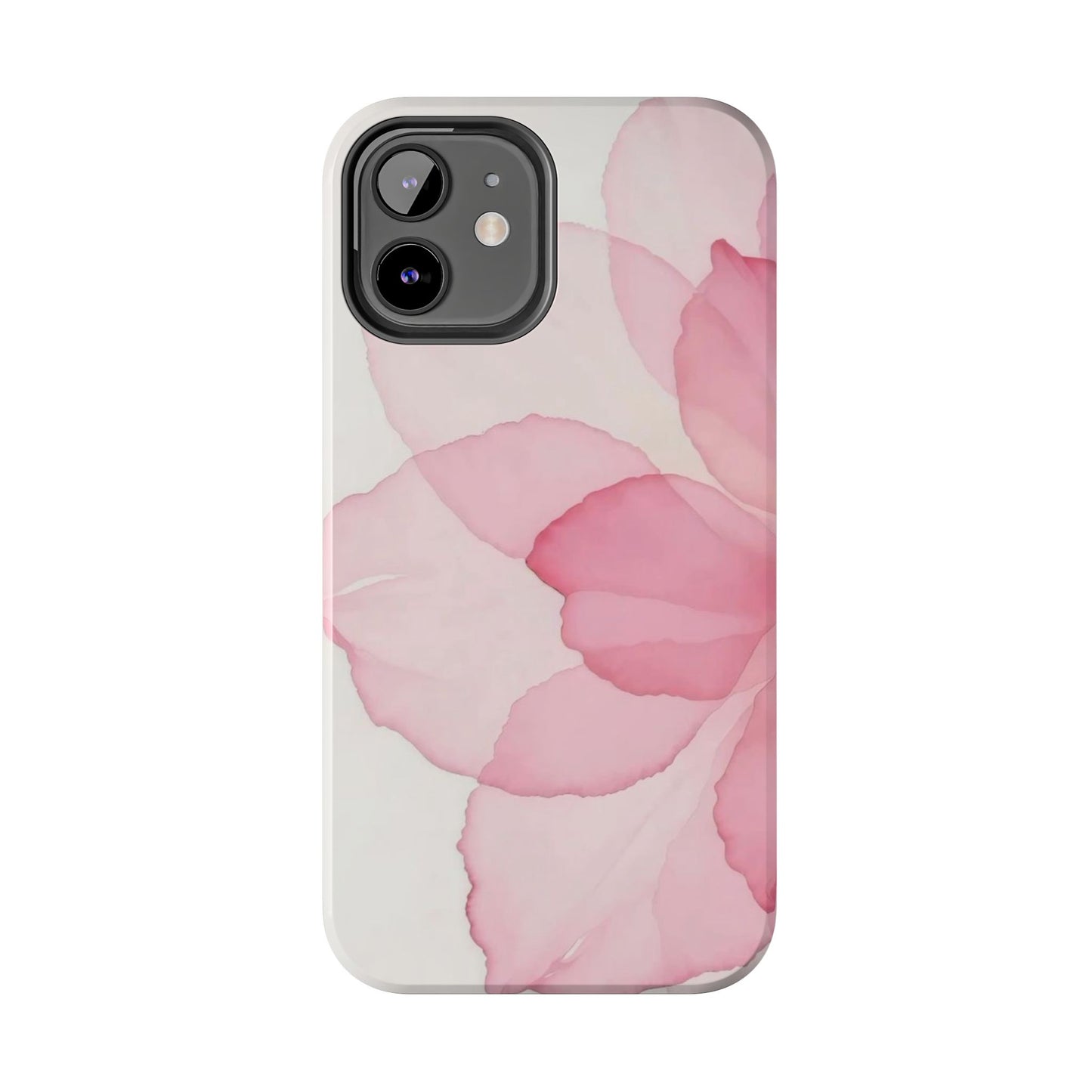 Floral Tough Phone Cases, Durable Phone Cover, Pink Flower Design, Gift for Her, Elegant Phone Accessory, Protect Your Phone