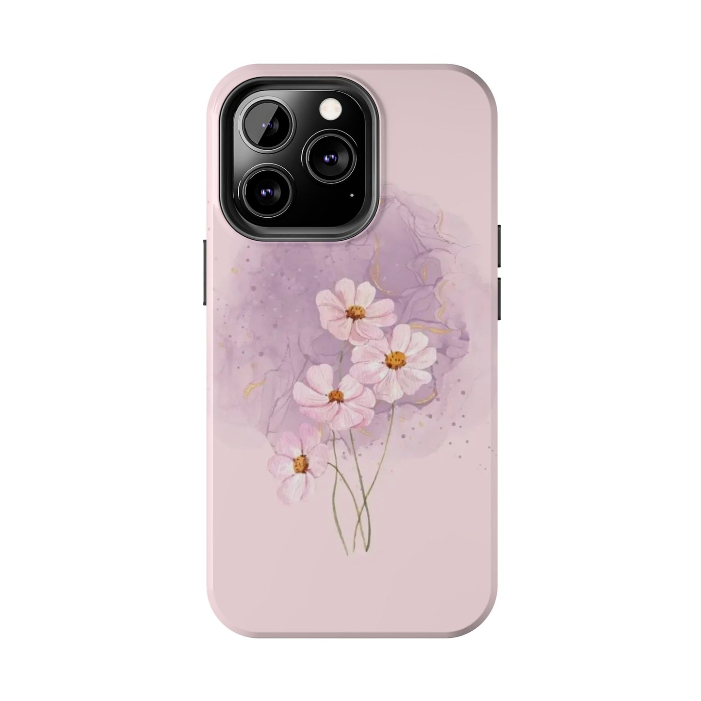 Floral Tough Phone Cases, Protective Phone Cover, Flower Design Case, Stylish Gift for Her, Mother’s Day, Birthday Present