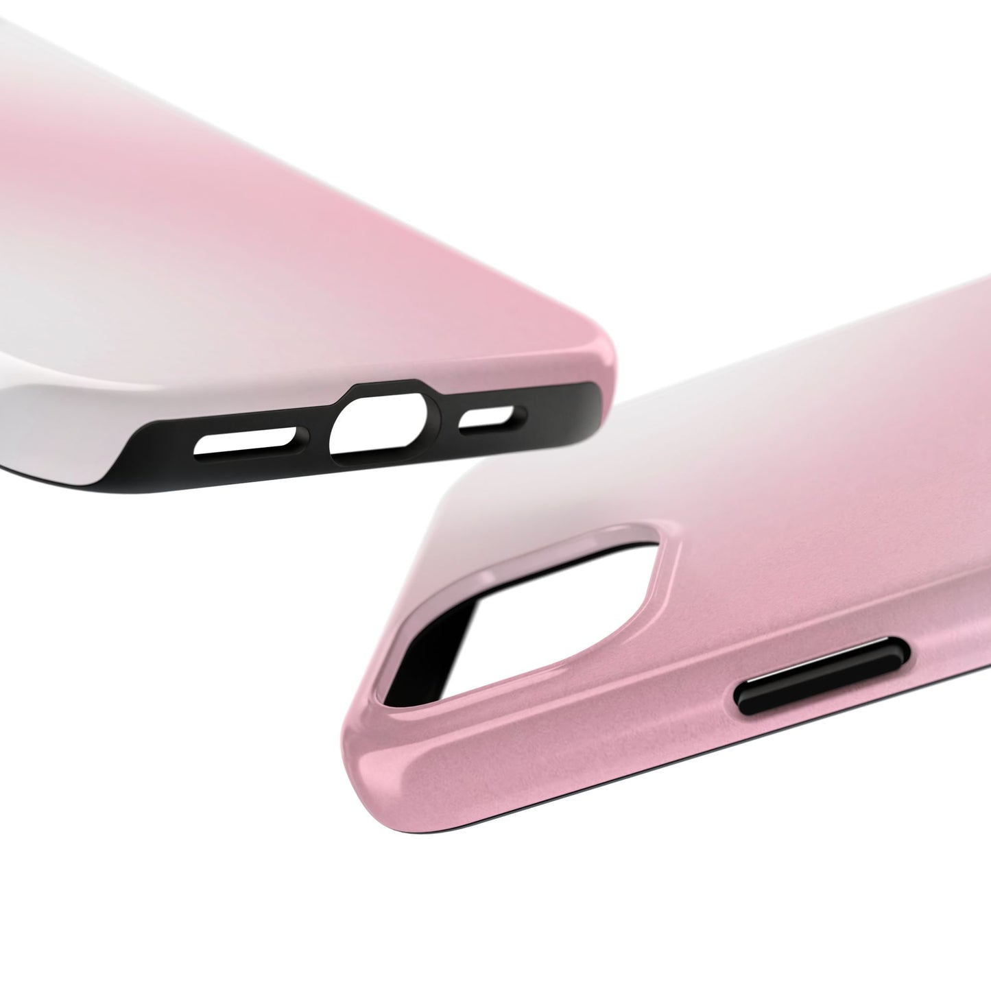 Stylish Tough Phone Cases, Durable Phone Covers, Pink Gradient Phone Case, Gift for Her, Trendy Phone Accessories