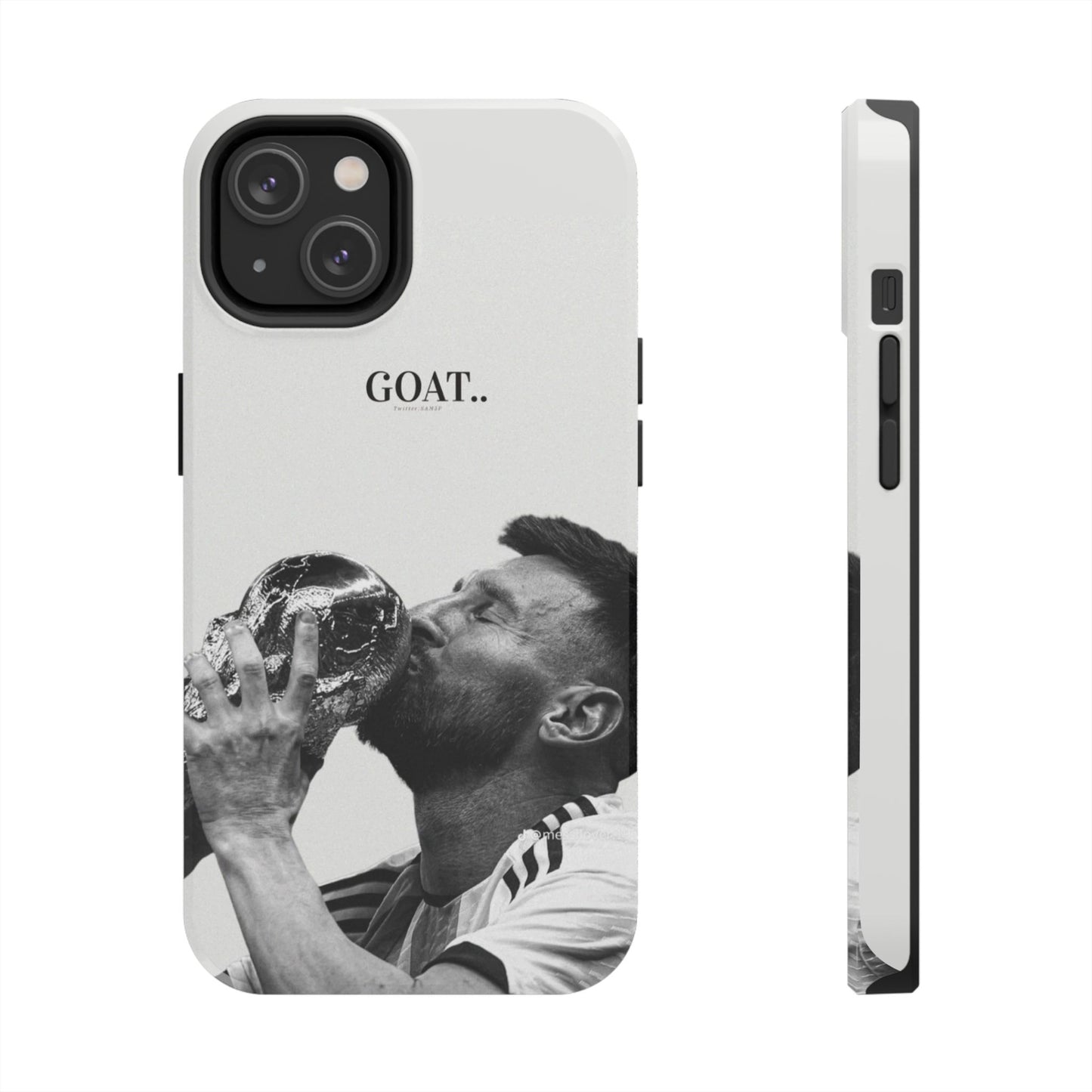 Soccer GOAT Phone Case, Tough Phone Case, Sports Accessory, Gift for Soccer Fans, Mens Birthday Gift, Unique Phone Cover
