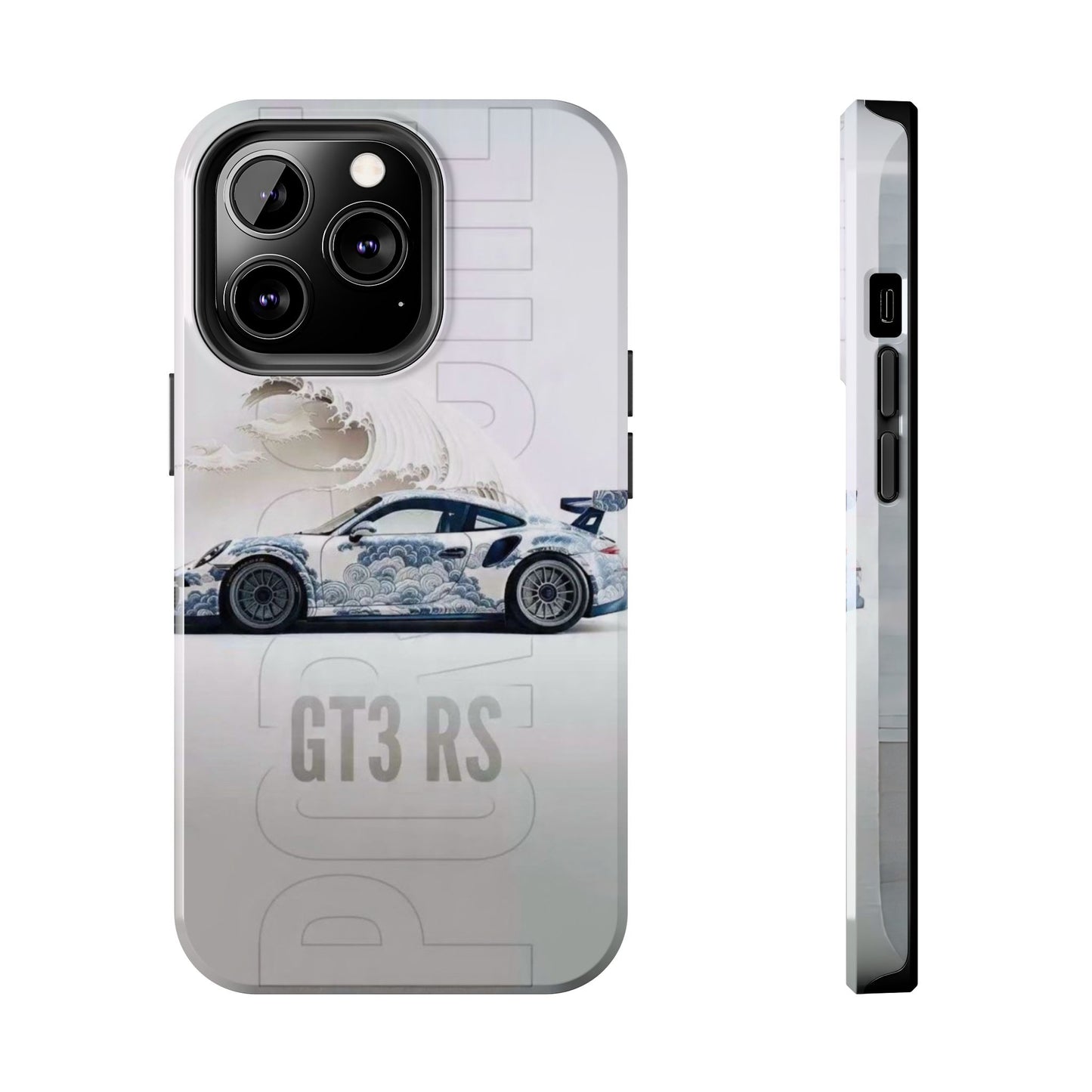 Porsche GT3 RS Tough Phone Case, Durable Phone Cover, Automotive Enthusiast Gift, Car Lover Accessory, Racing-Themed Protection