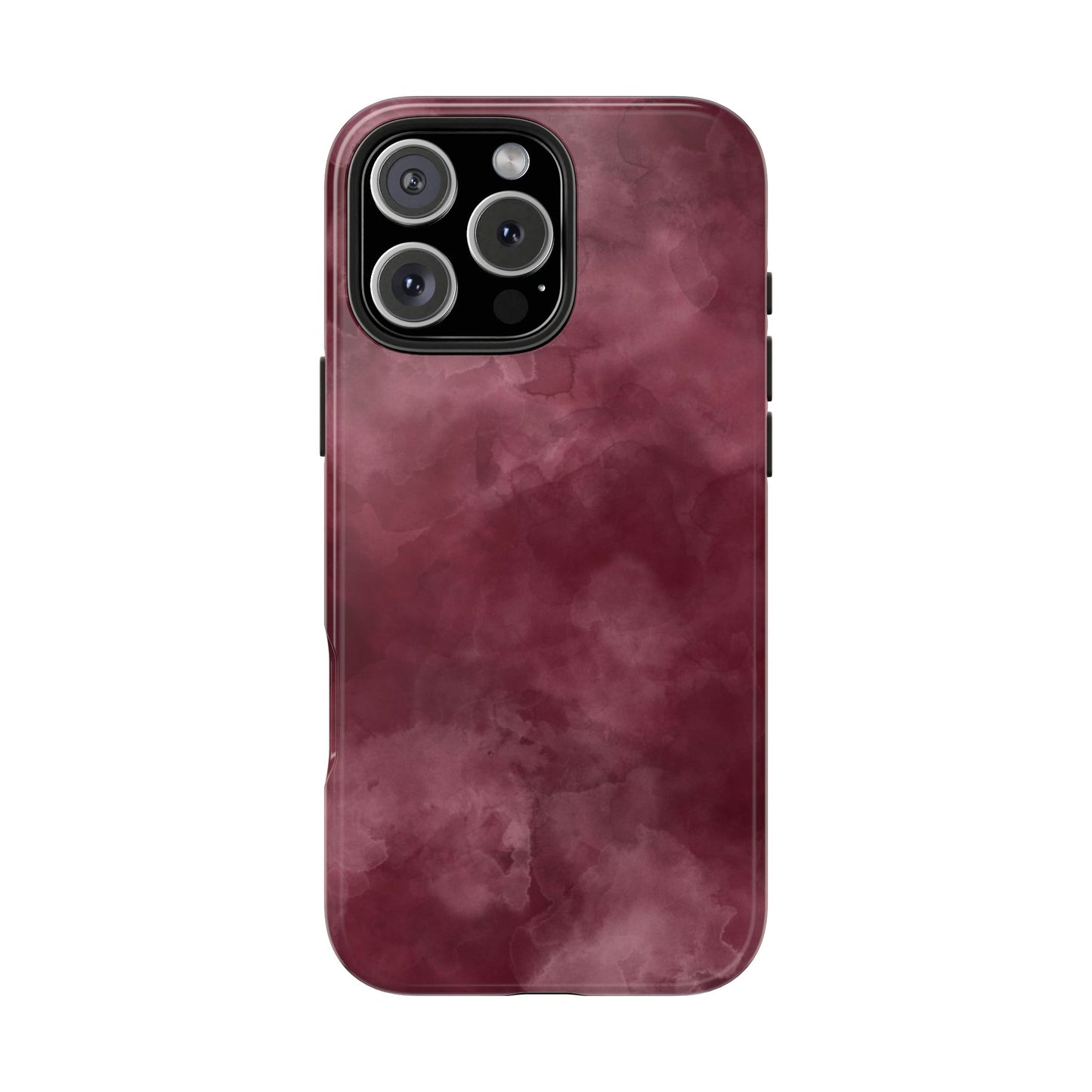 Elegant Burgundy Tough Phone Cases, Stylish Phone Cover, Durable Phone Protector, Unique Gift, Trendy Tech Accessories