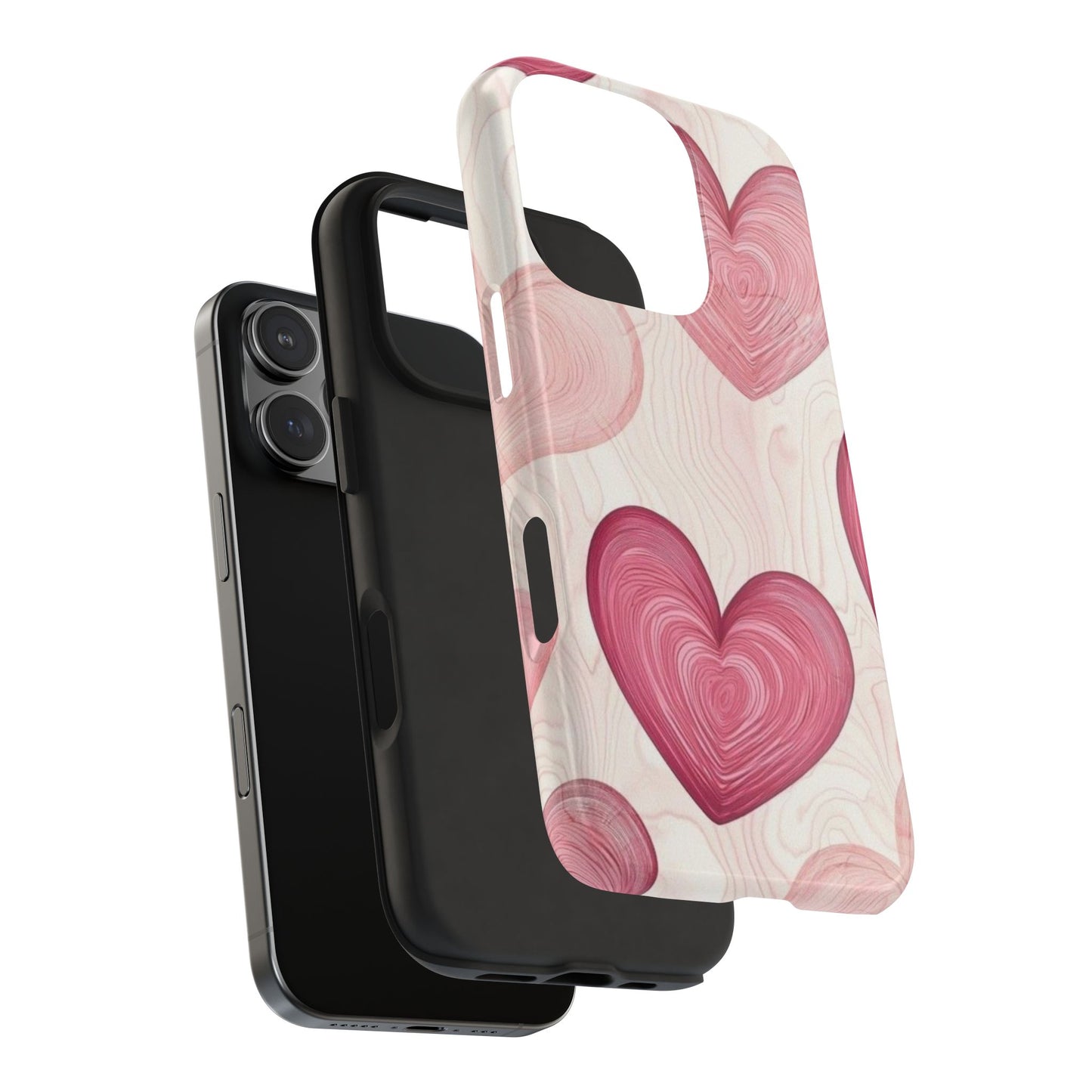 Romantic Heart Phone Cases - Cute, Durable Covers for Valentine's Day, Gift for Her, Love Decor, Phone Accessories